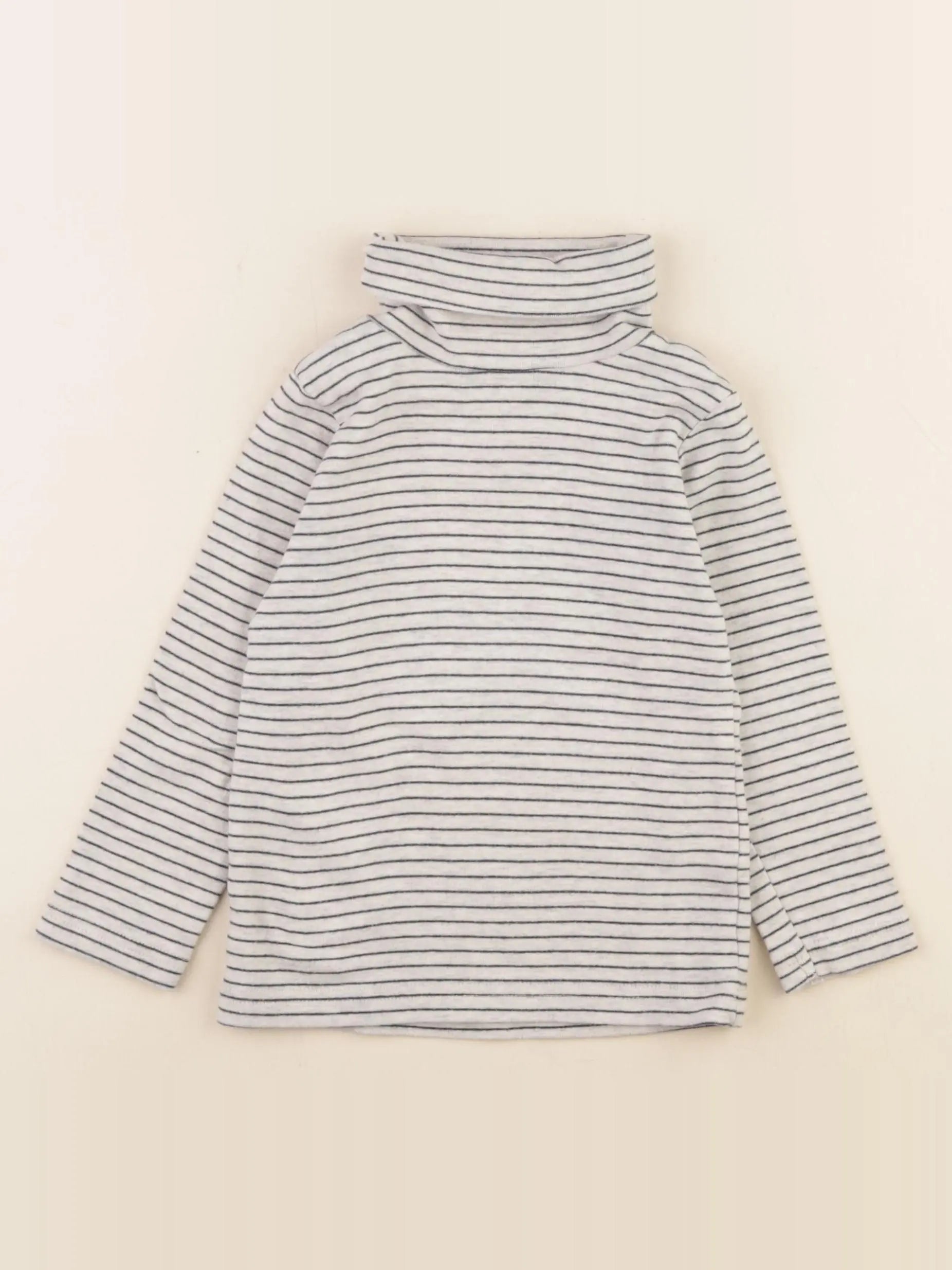 Vertbaudet - sous-pull gris - 4 ans