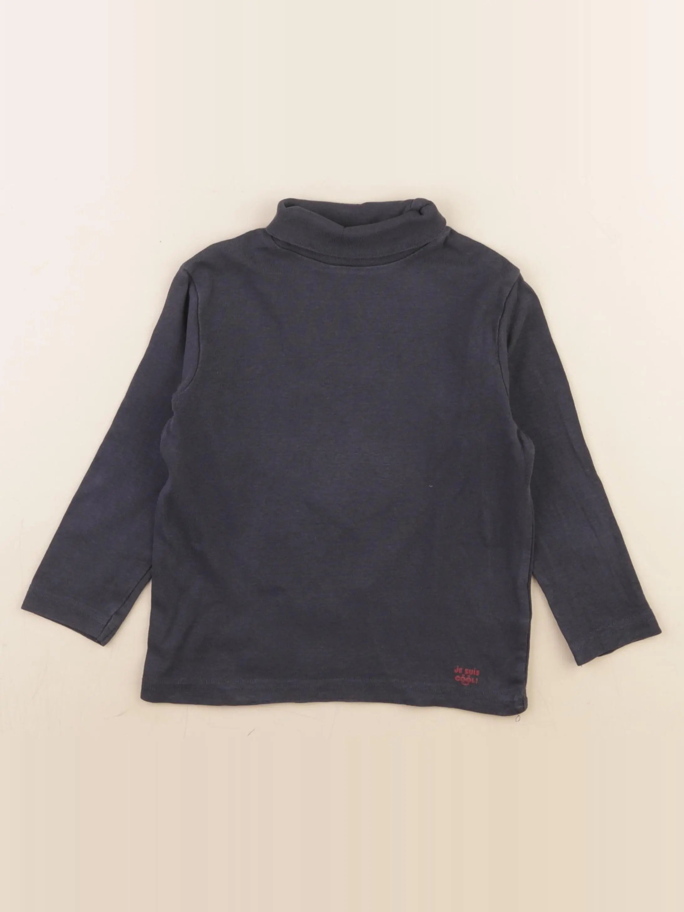Vertbaudet - sous-pull bleu - 4 ans