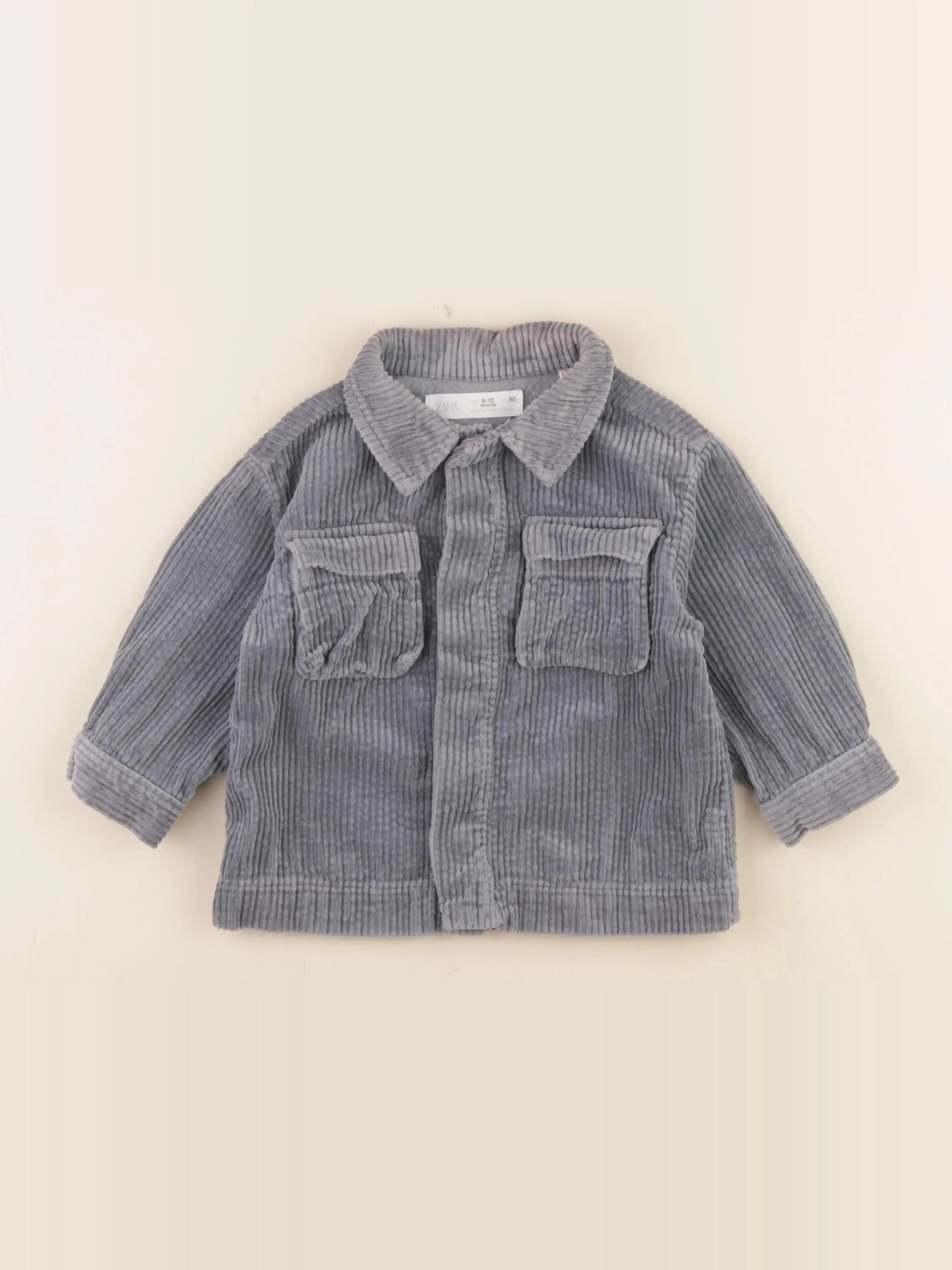 Zara - chemise bleu - 9/12 mois
