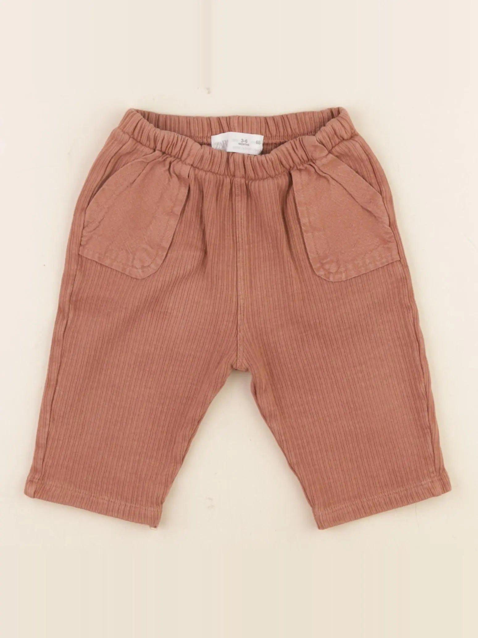 Zara - pantalon marron - 3/6 mois