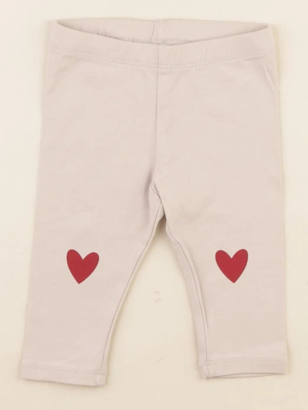 H&M - legging beige - 2/4 mois