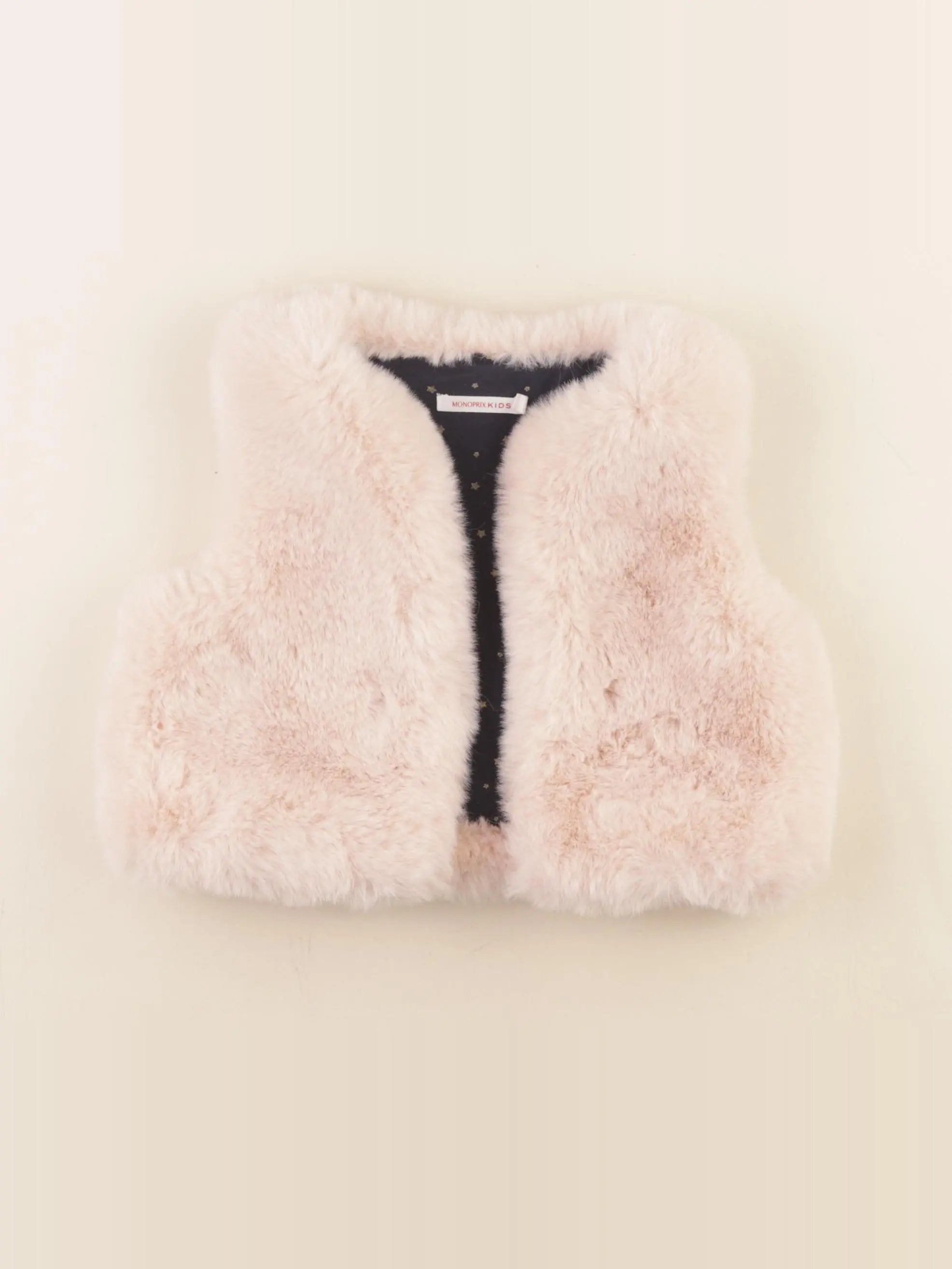 Monoprix - gilet rose - 4 ans