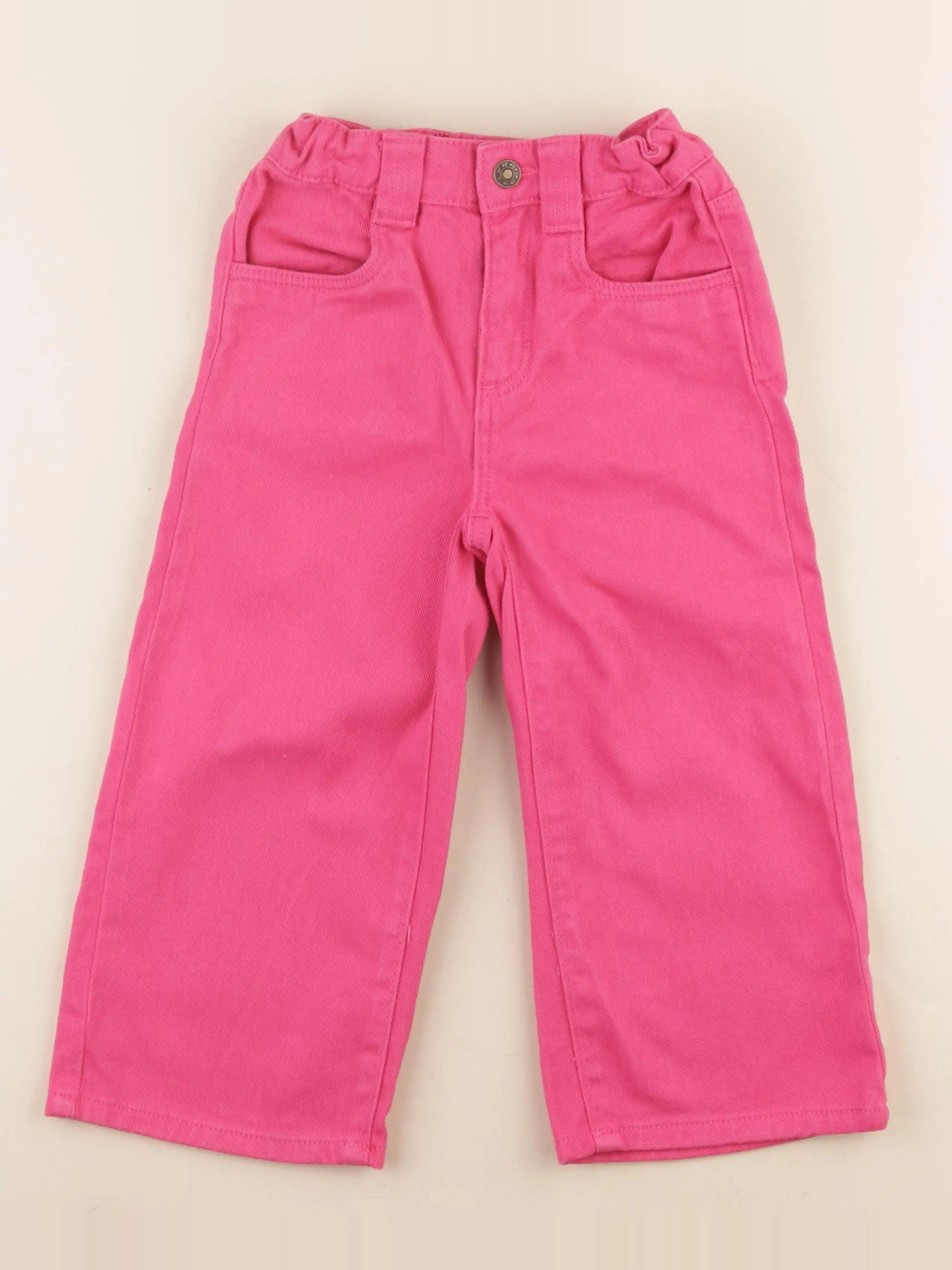 Monoprix - pantalon rose - 4 ans
