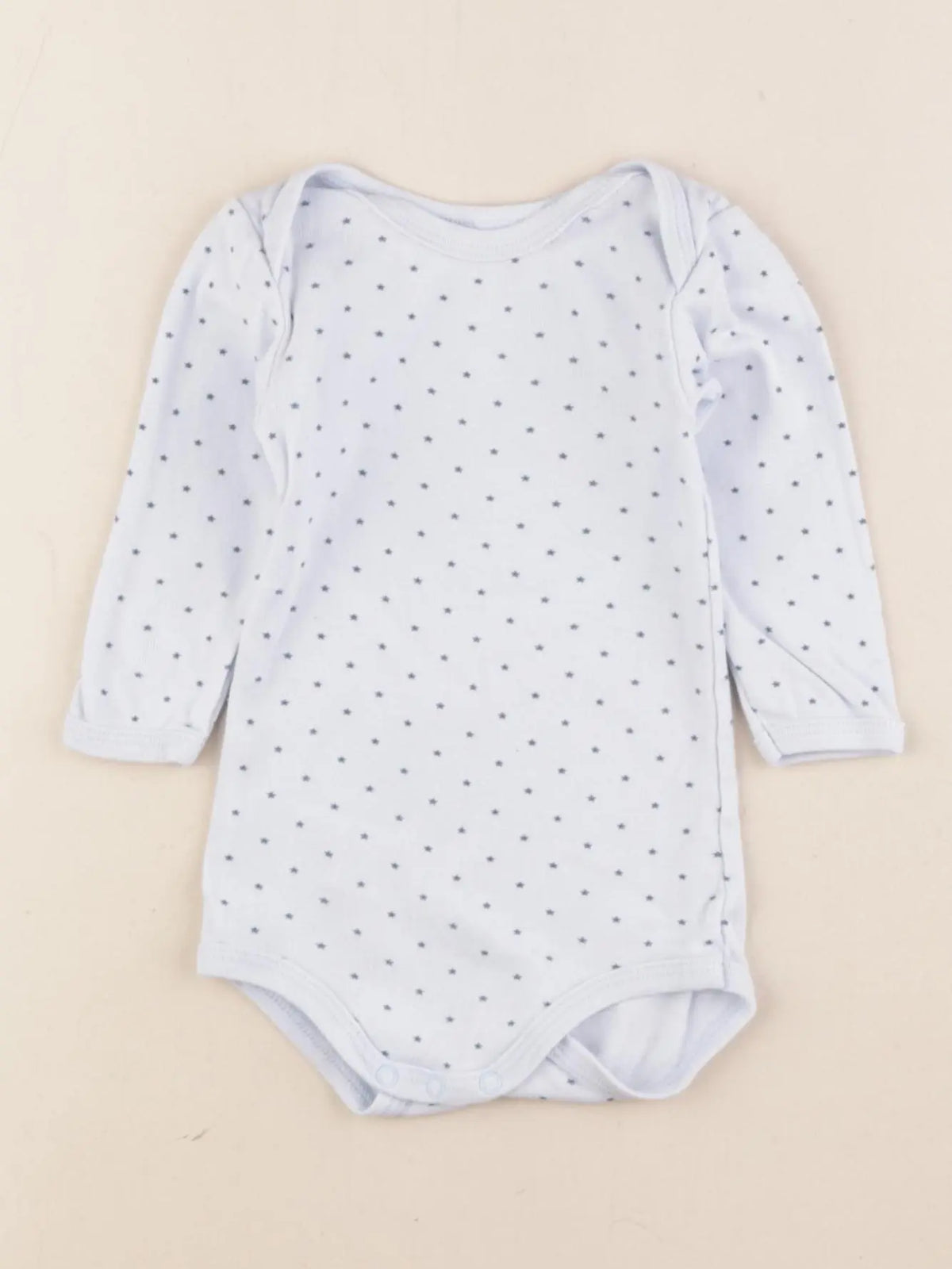 Petit Bateau - body bleu - 6 mois