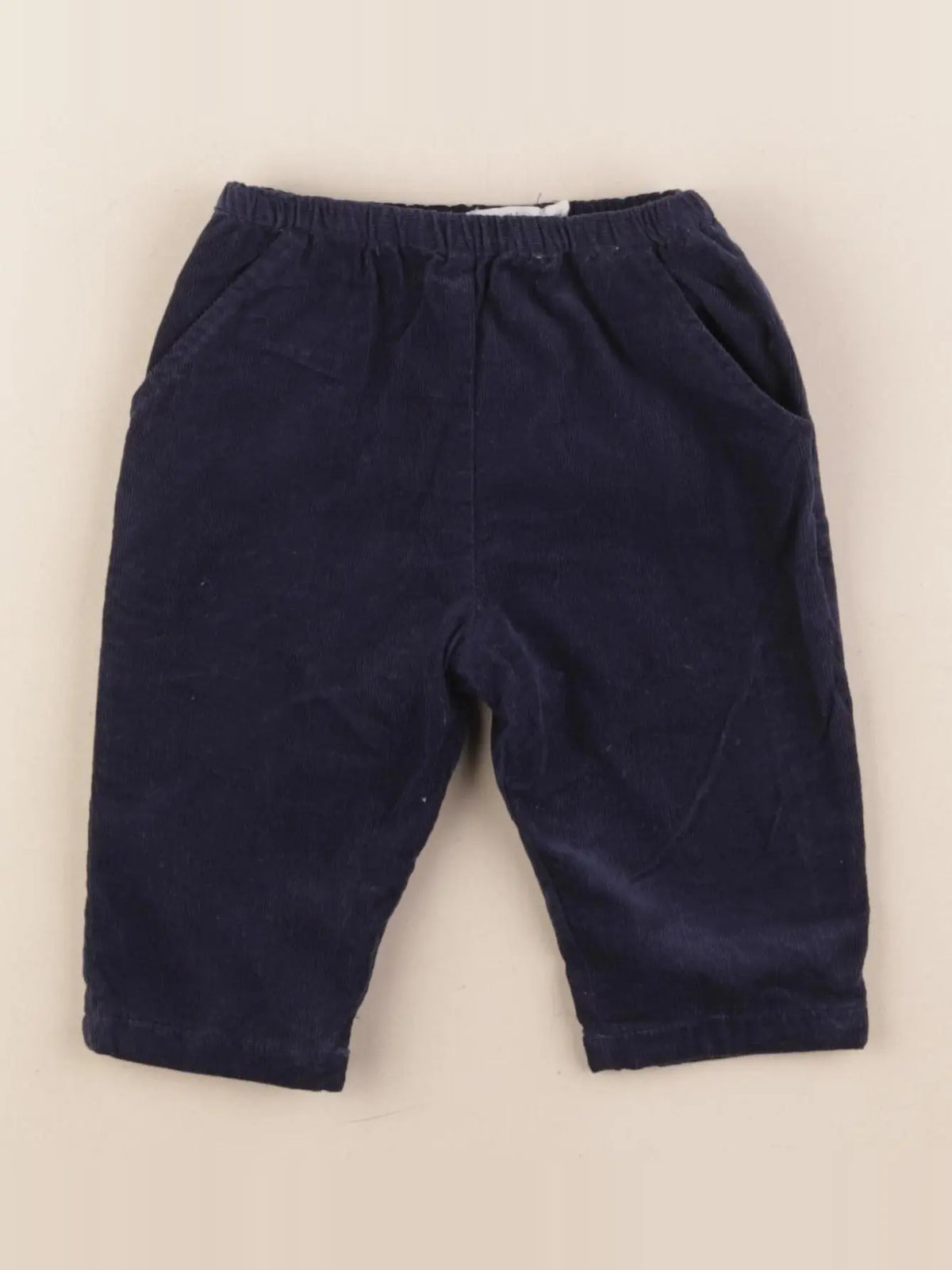 Boutchou - pantalon bleu - 3 mois