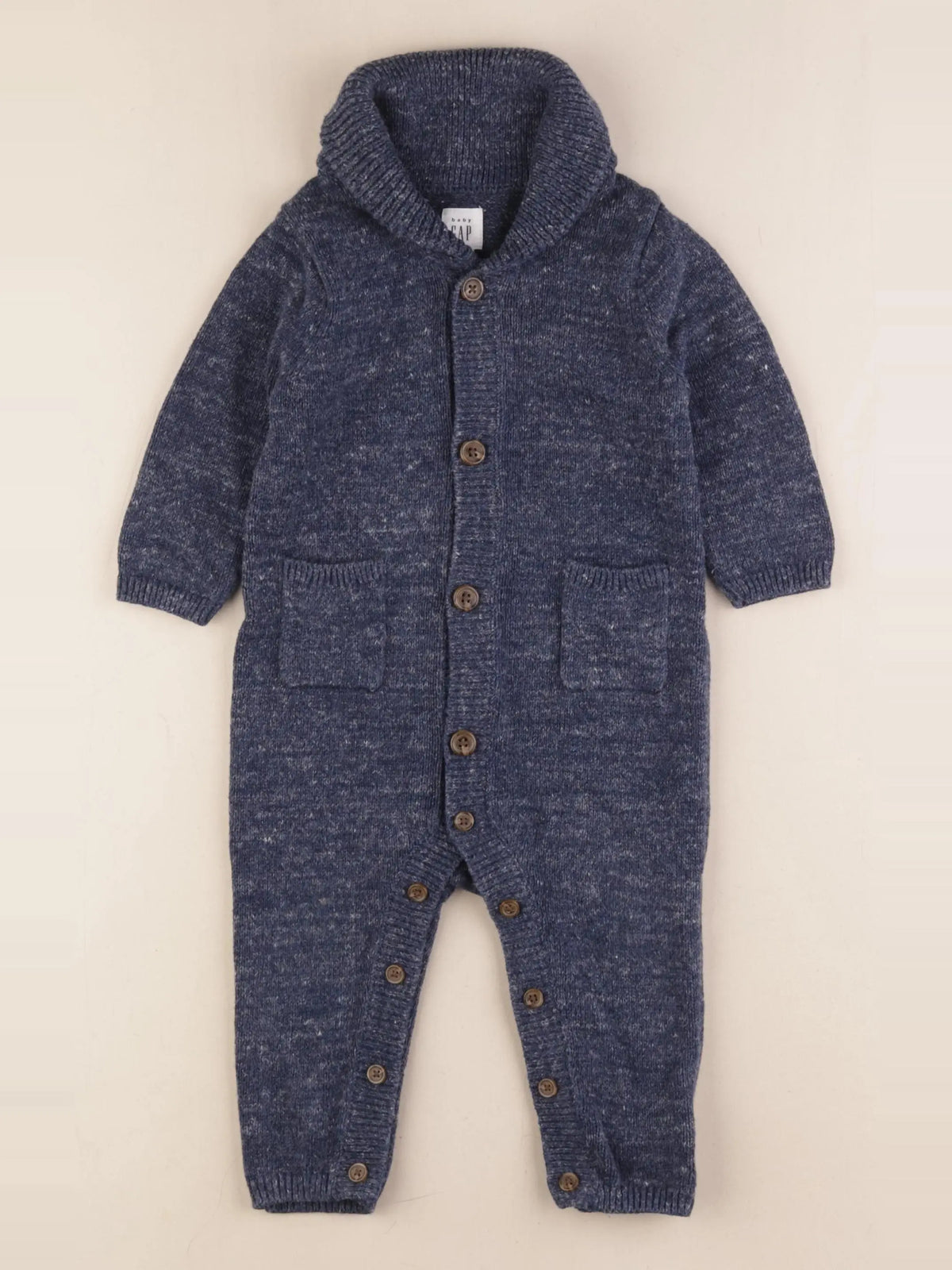 GAP - combinaison bleu - 6/12 mois