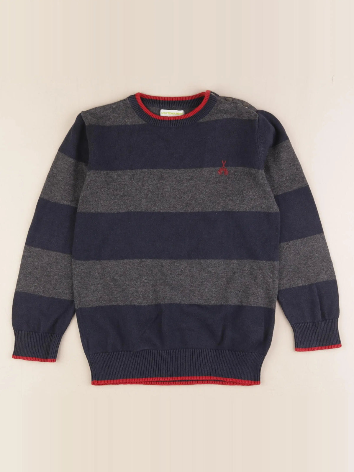 Vertbaudet - pull multicolore - 6 ans