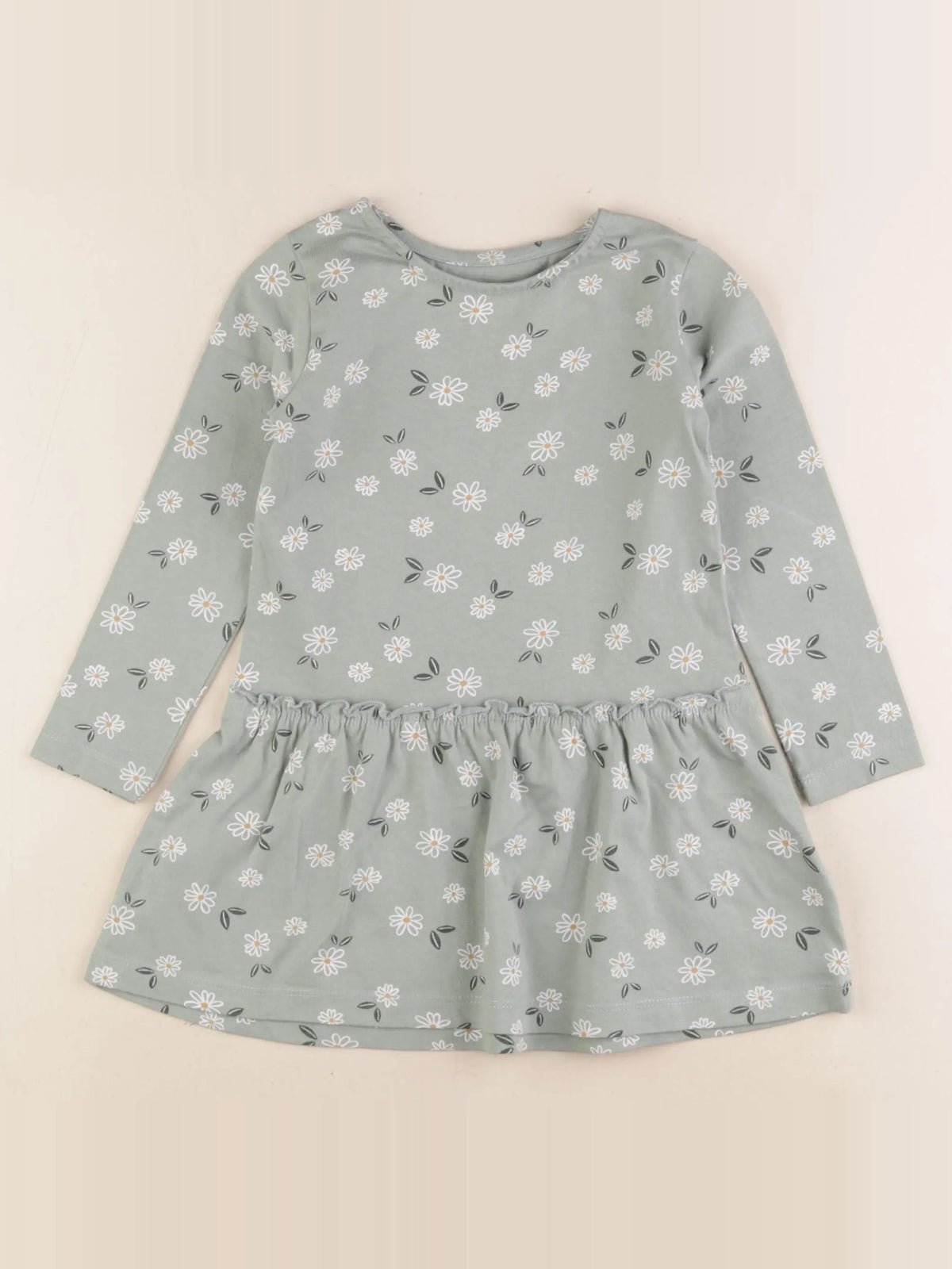 Vertbaudet - robe vert - 8 ans