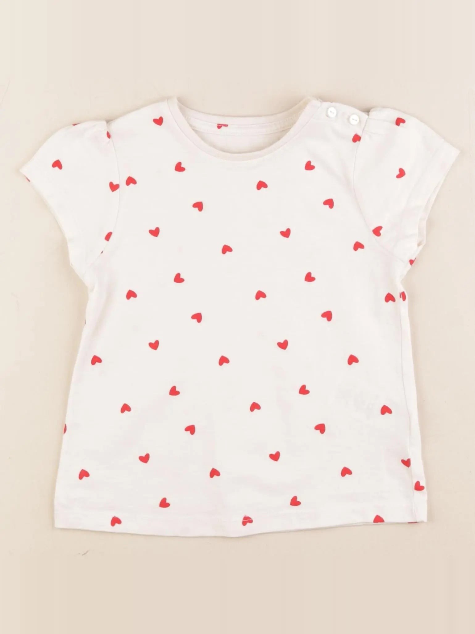 Vertbaudet - tee-shirt blanc - 36 mois