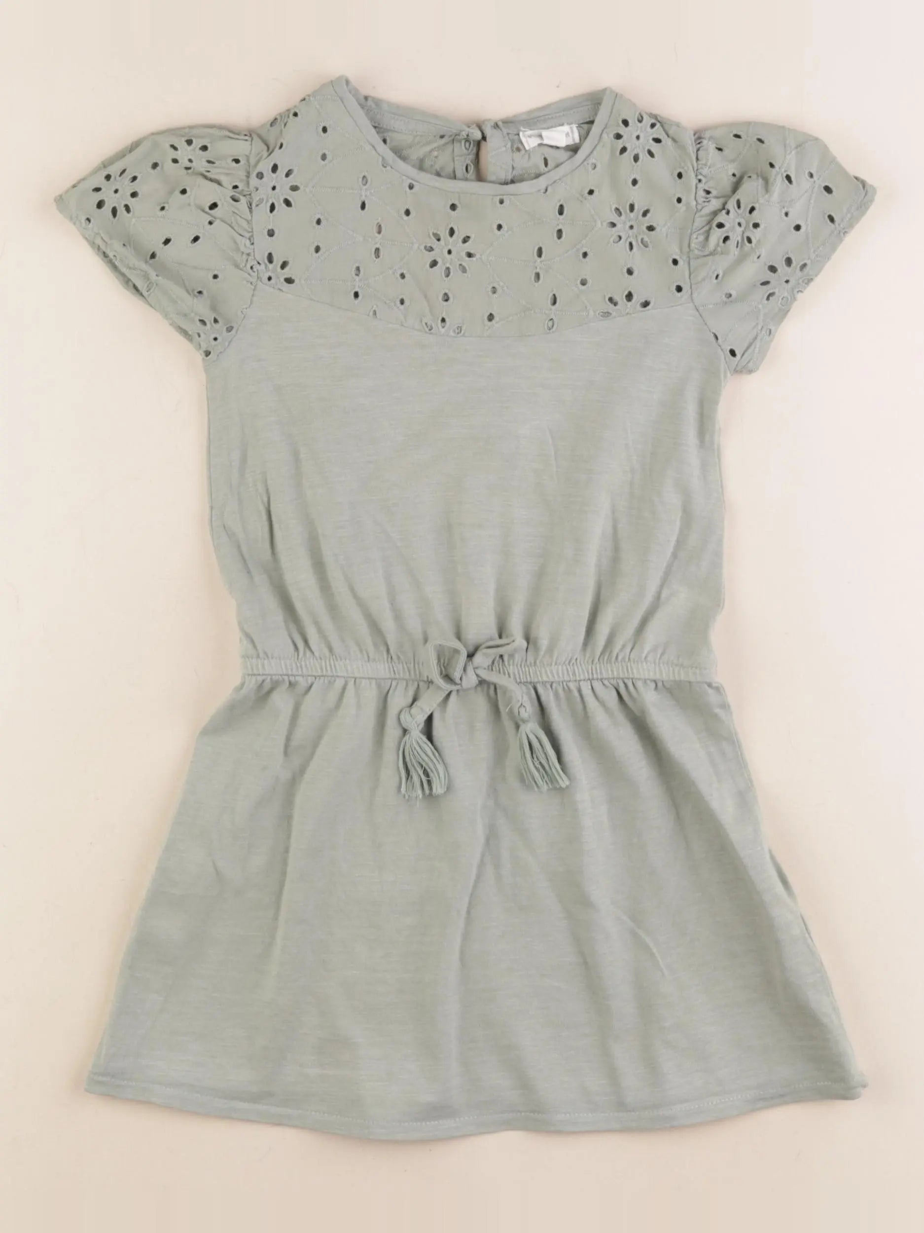 Vertbaudet - robe vert - 4 ans