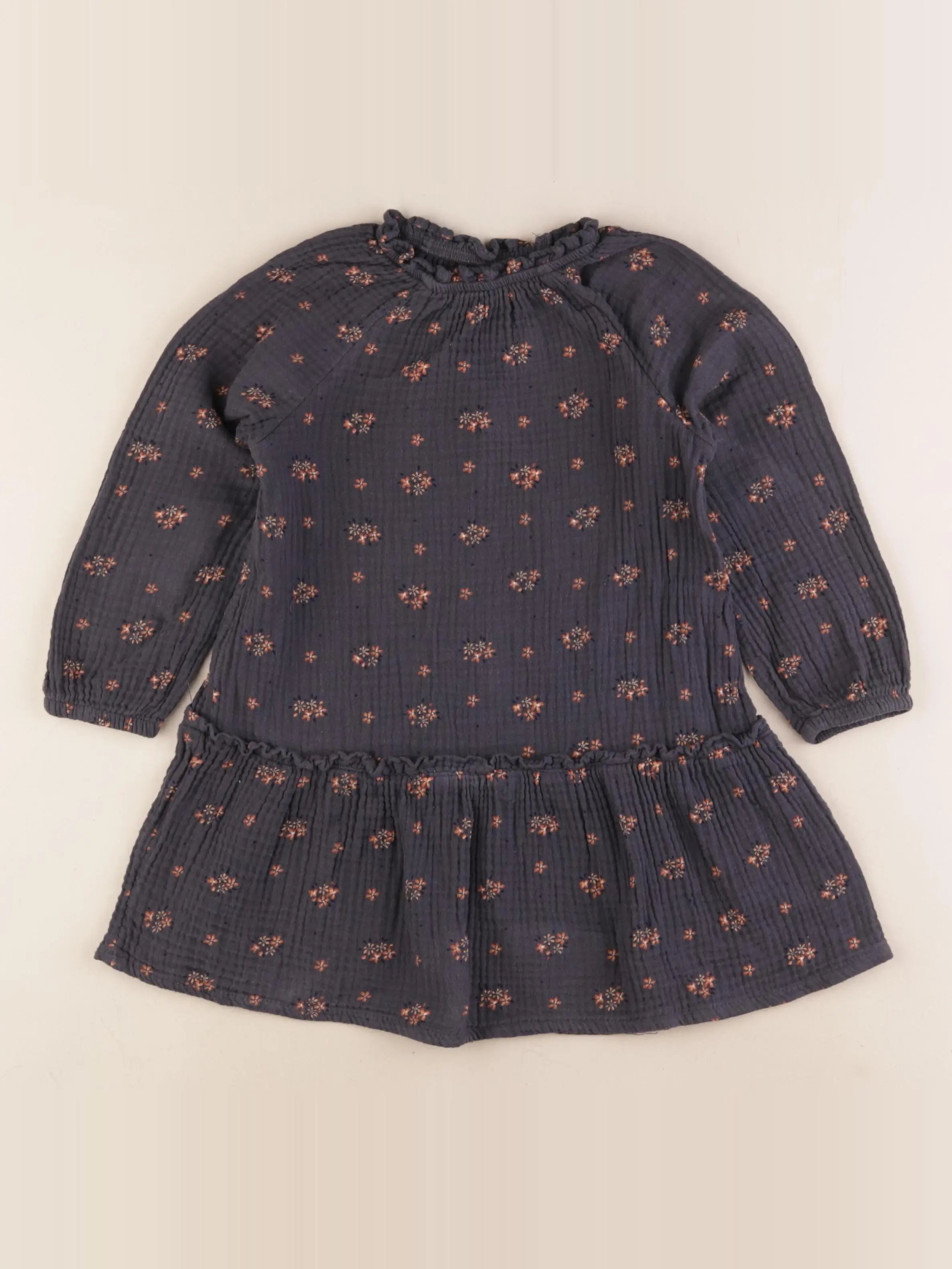 Vertbaudet - robe bleu - 4 ans