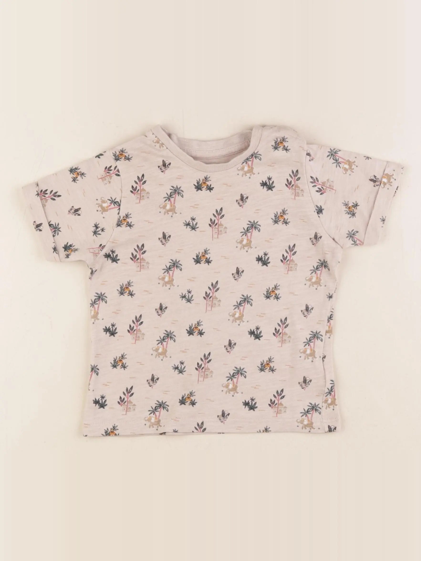 Vertbaudet - tee-shirt multicolore - 18 mois