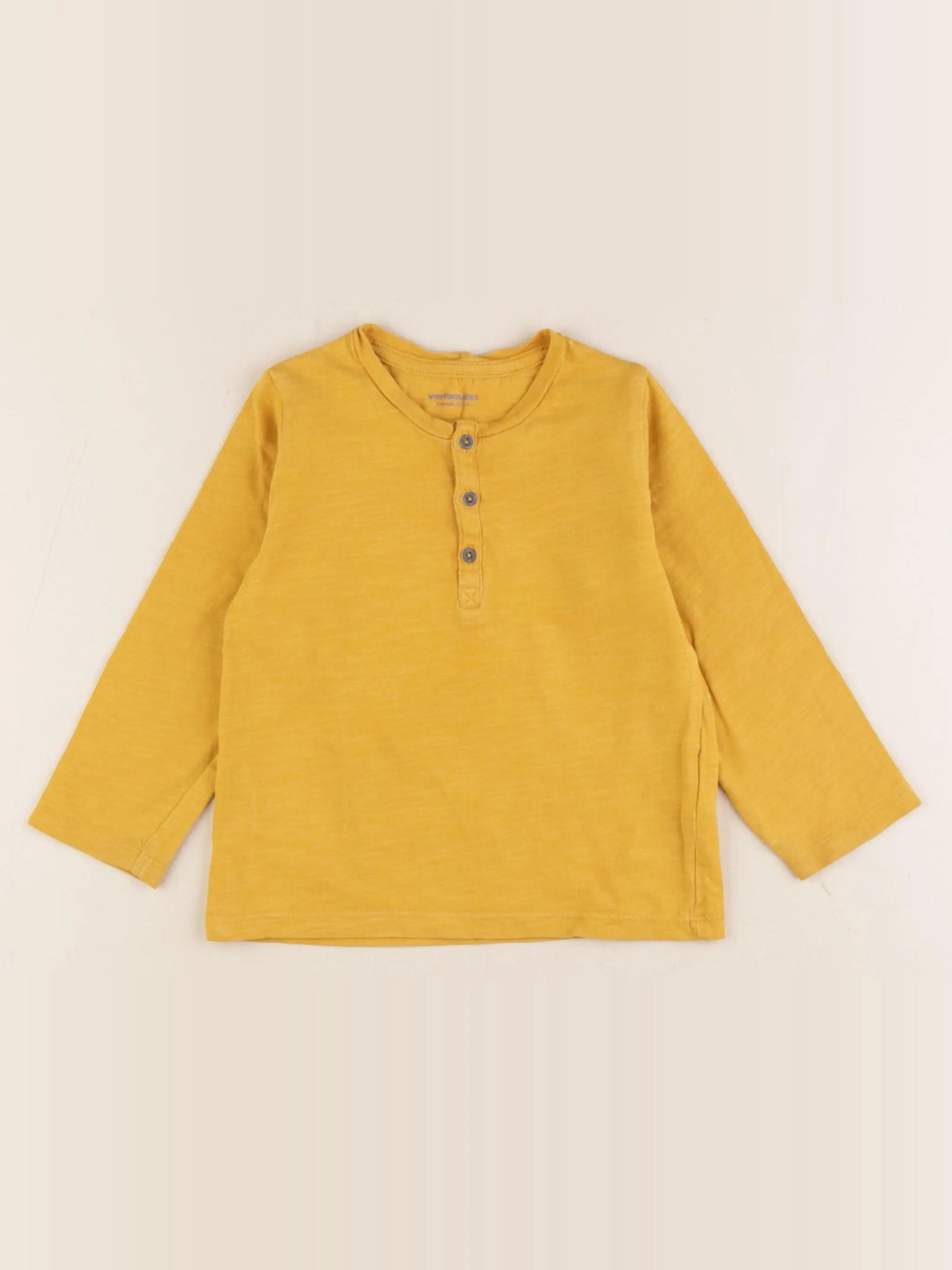 Vertbaudet - tee-shirt jaune - 2 ans