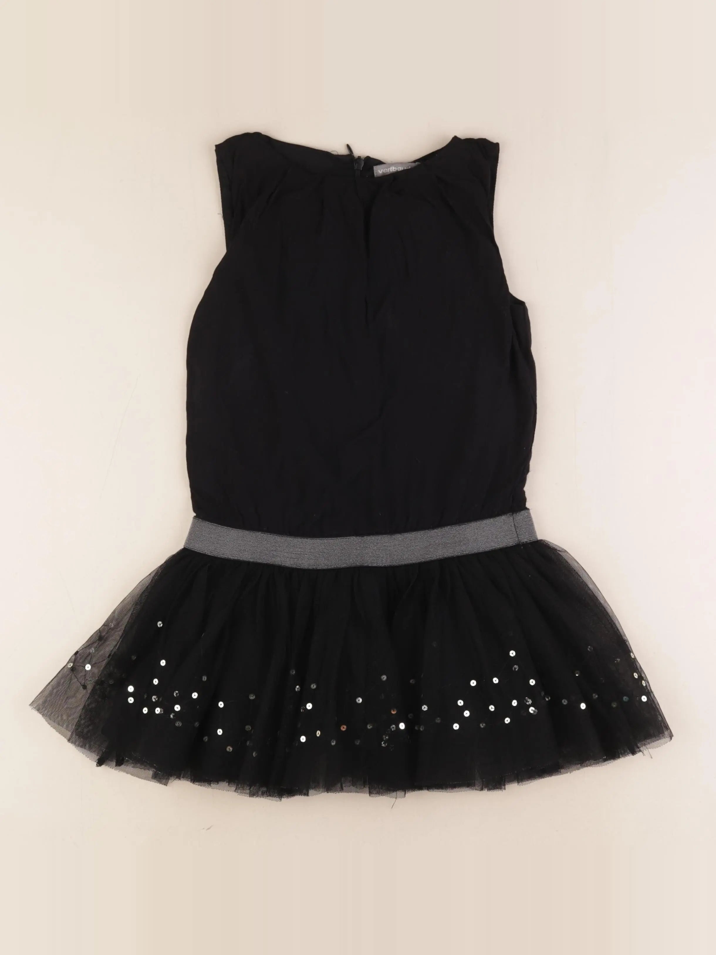 Vertbaudet - robe noir - 6 ans