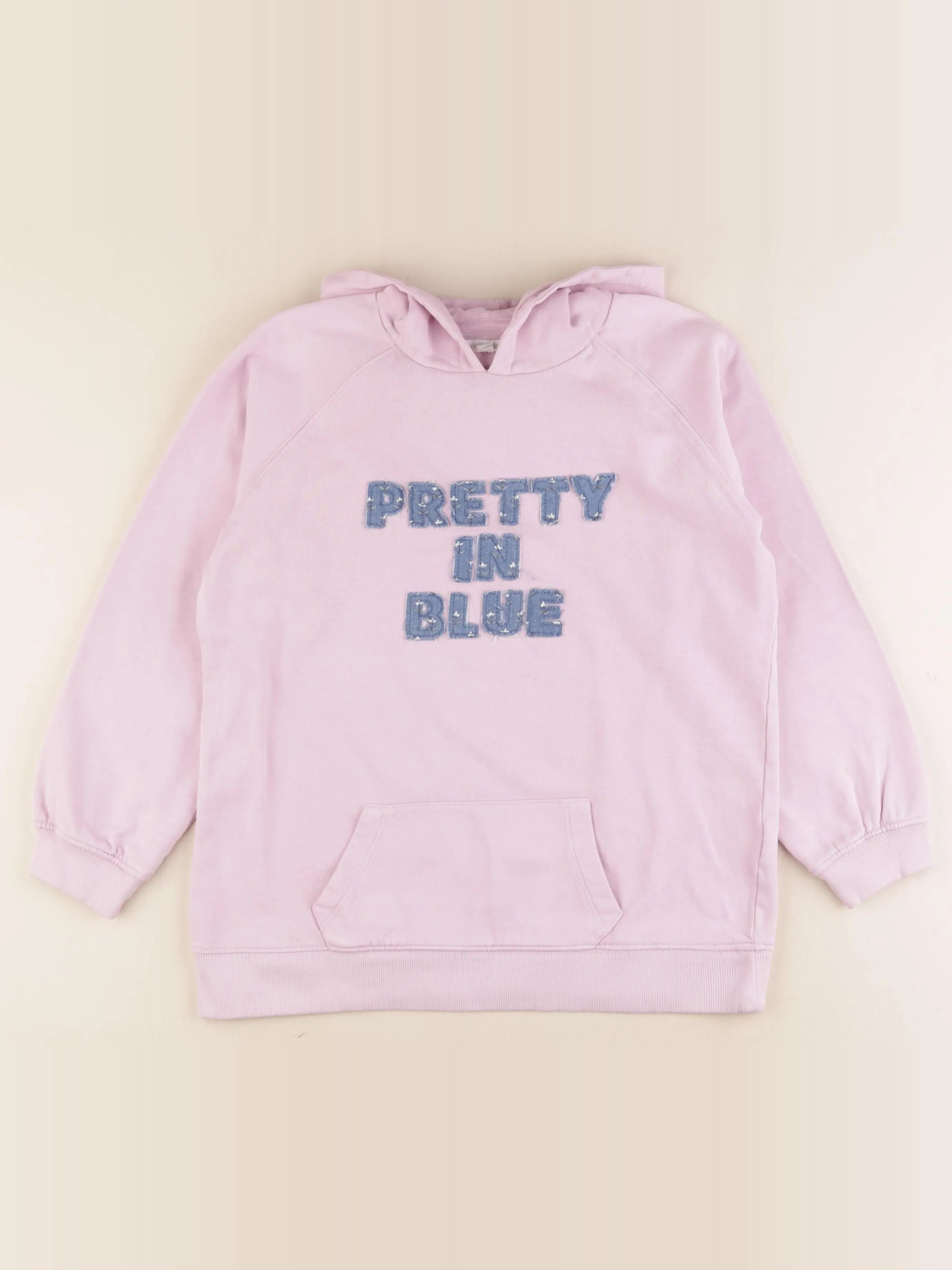 Vertbaudet - sweat rose - 10 ans