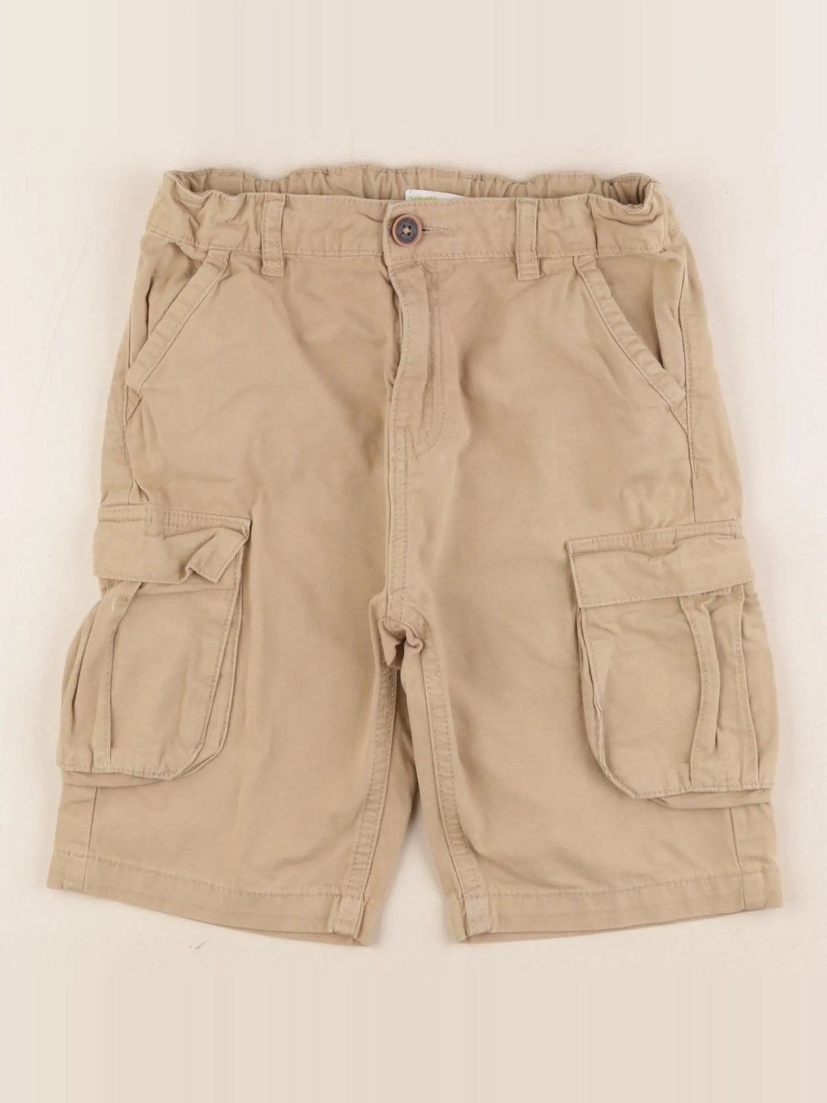 Vertbaudet - short beige - 10 ans