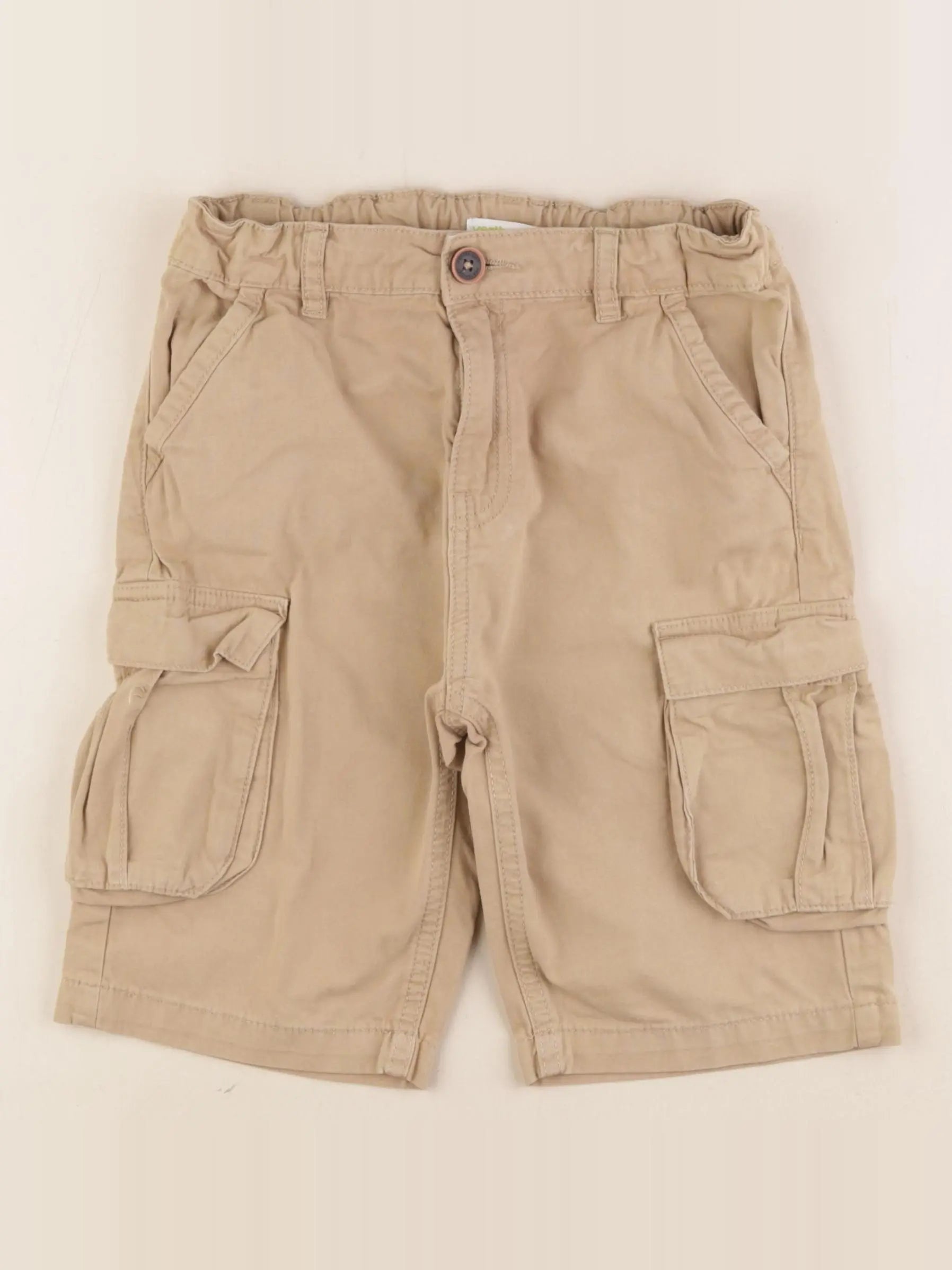 Vertbaudet - short beige - 10 ans