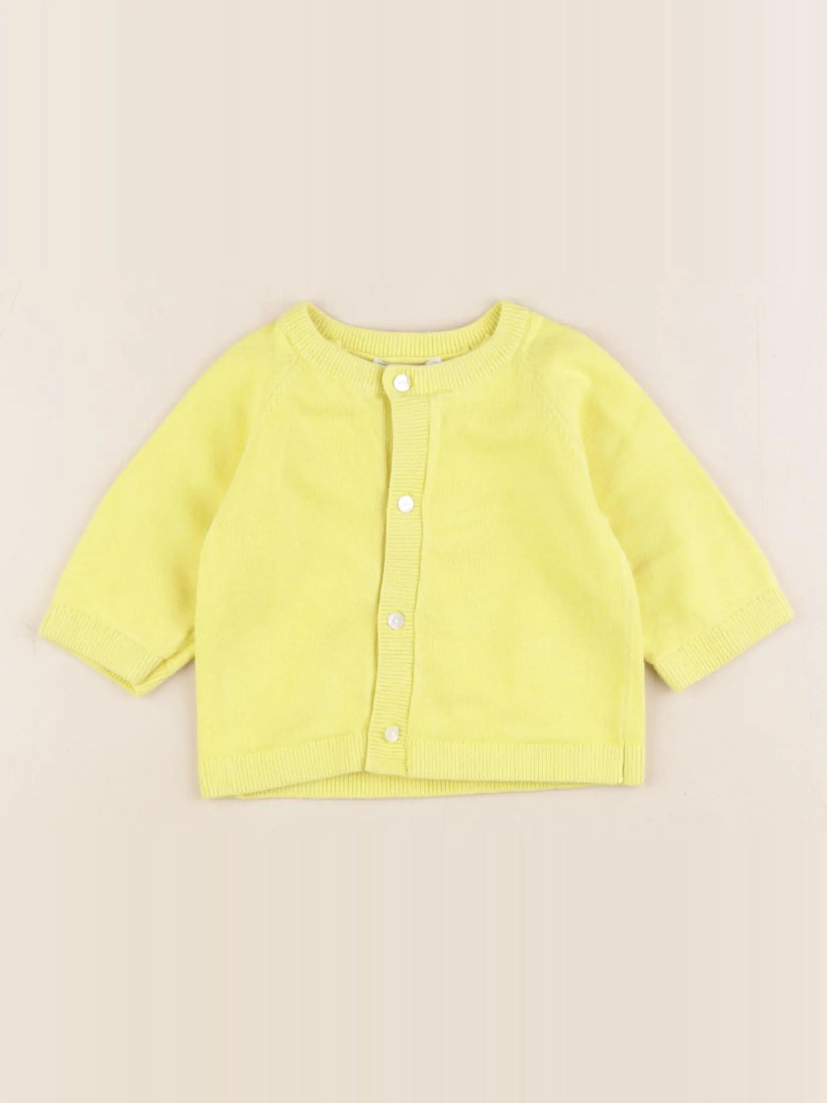 Jacadi - gilet jaune - 3 mois
