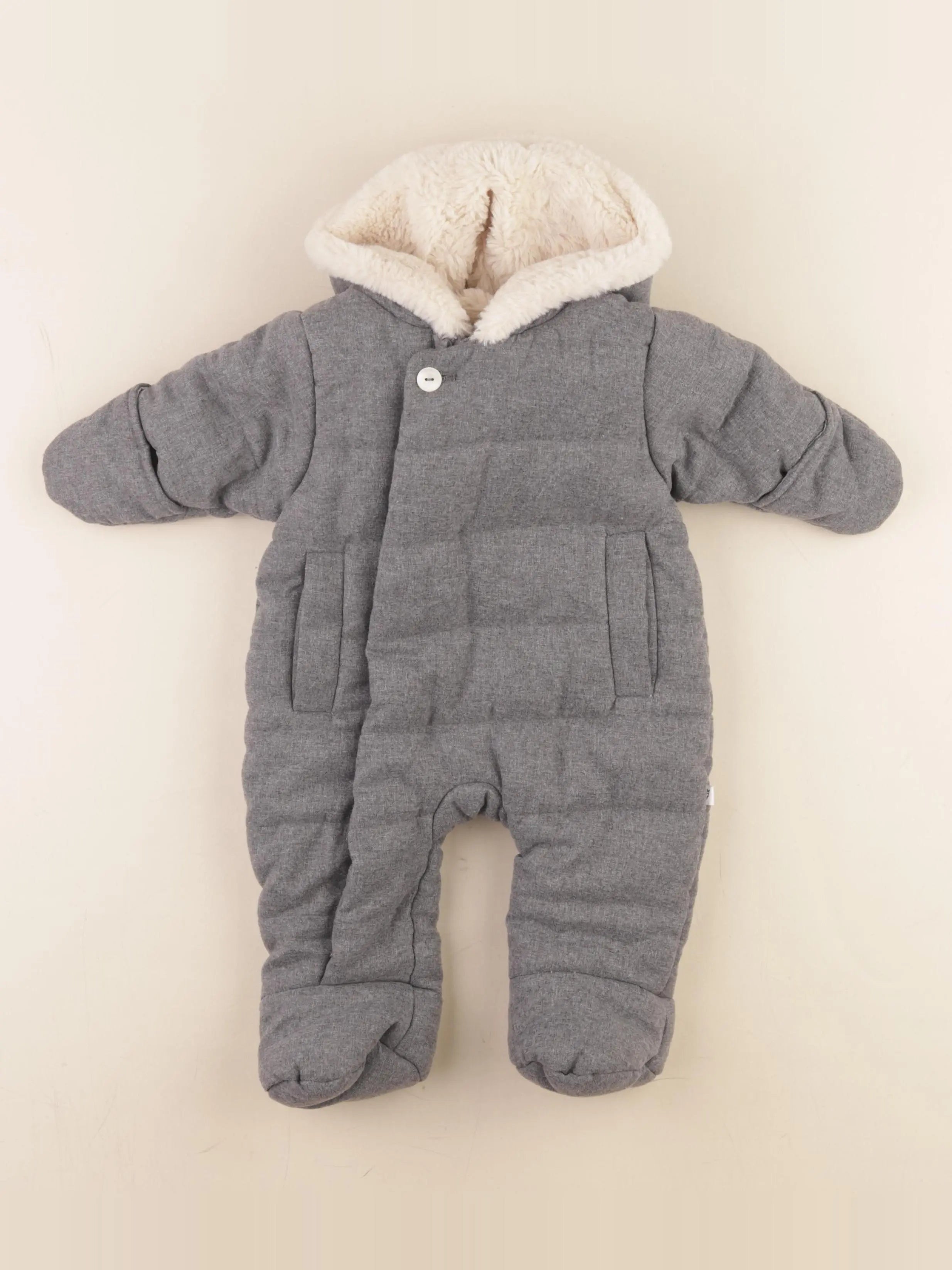 Jacadi - combi-pilote gris - 3 mois