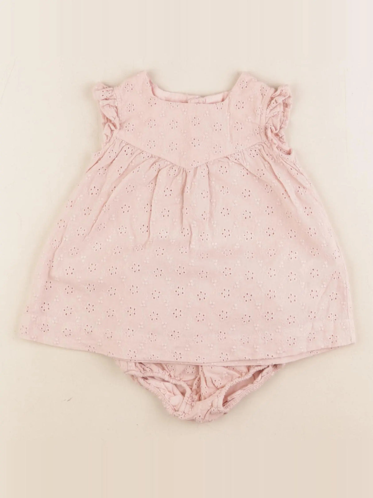 Petit Bateau - robe rose - 3 mois