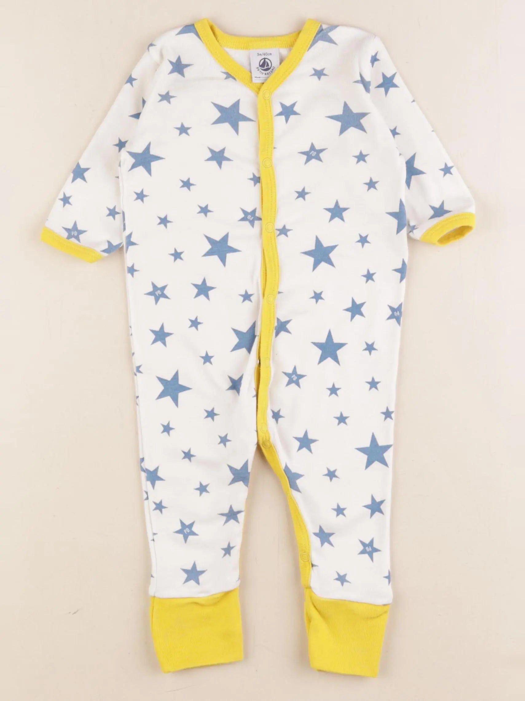Petit Bateau - pyjama coton multicolore - 3 mois