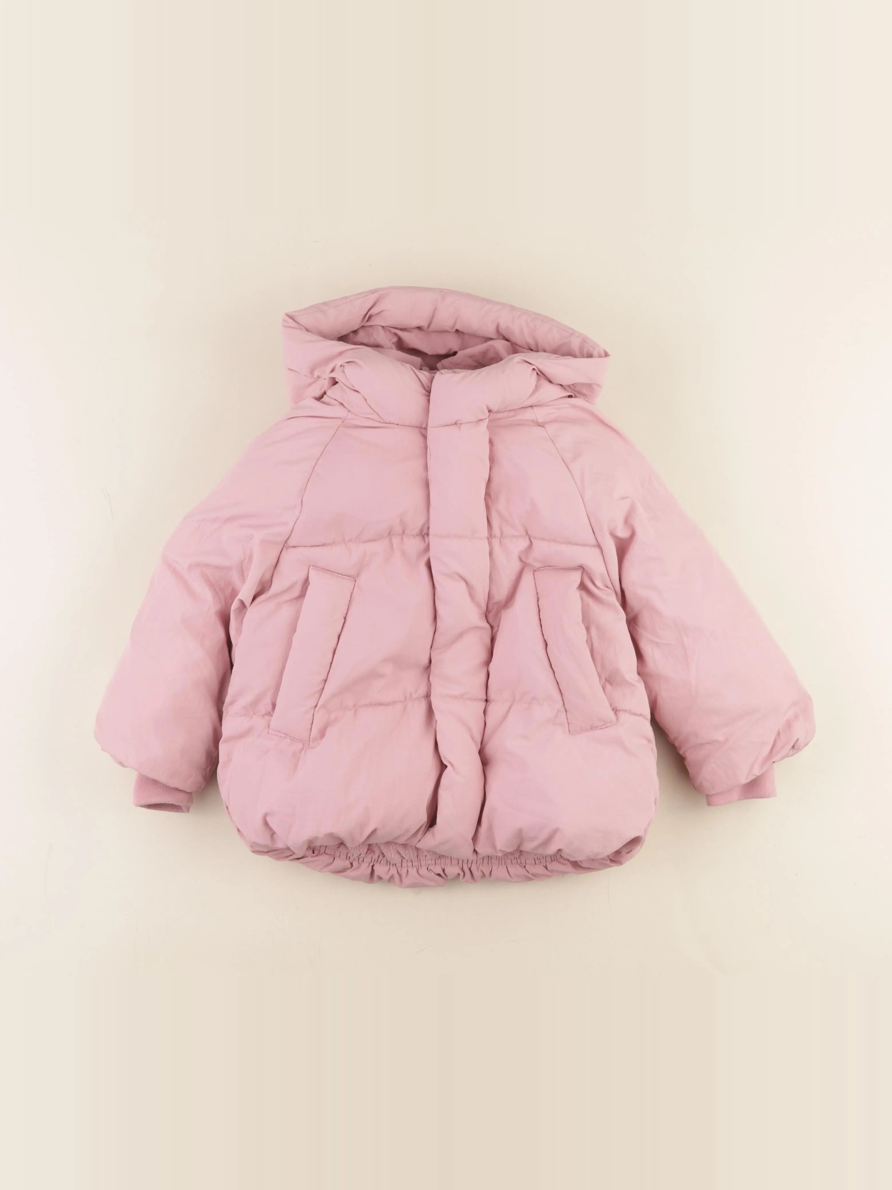 Zara - doudoune rose - 3 ans