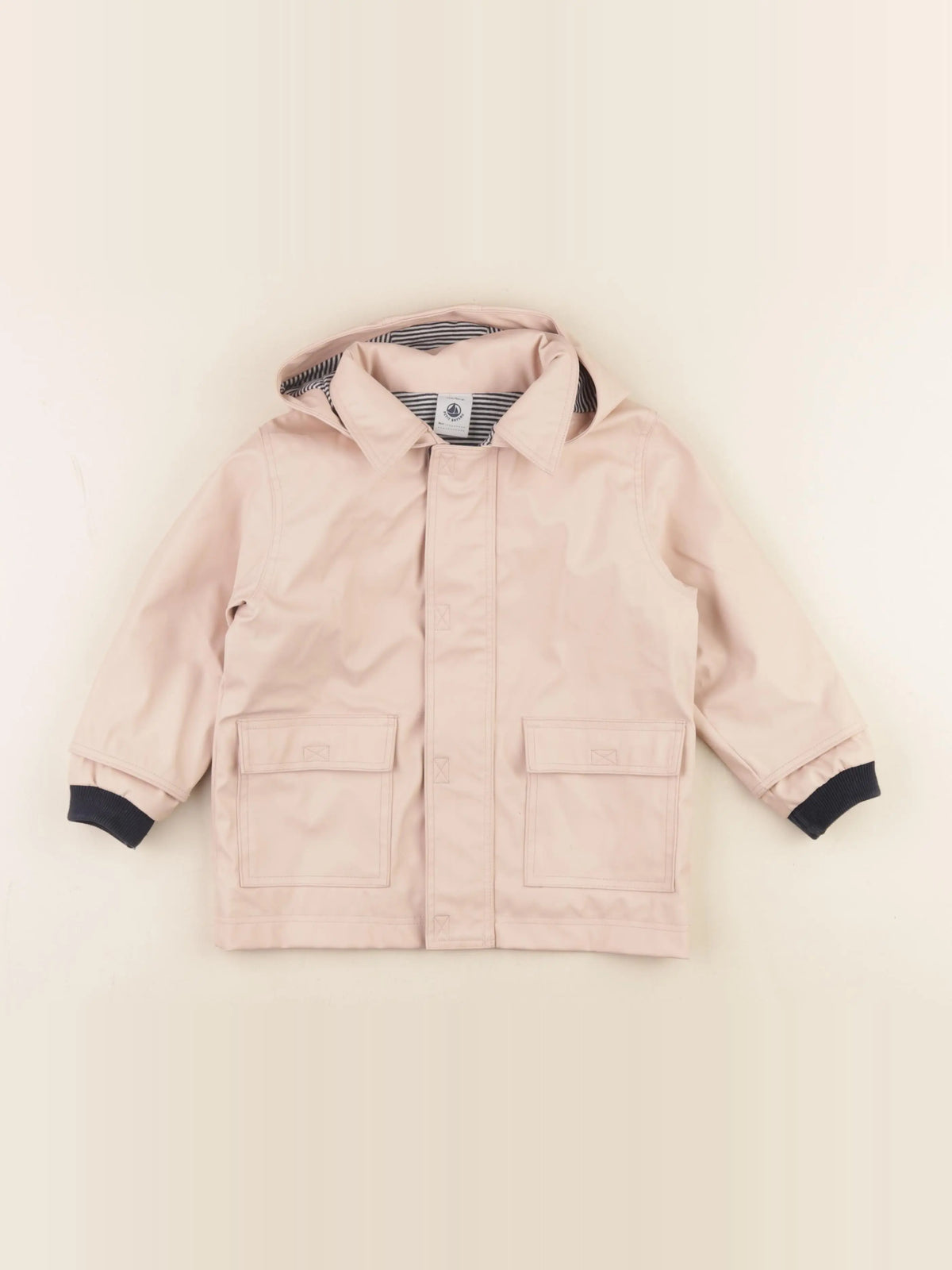 Petit Bateau - imperméable rose - 24 mois