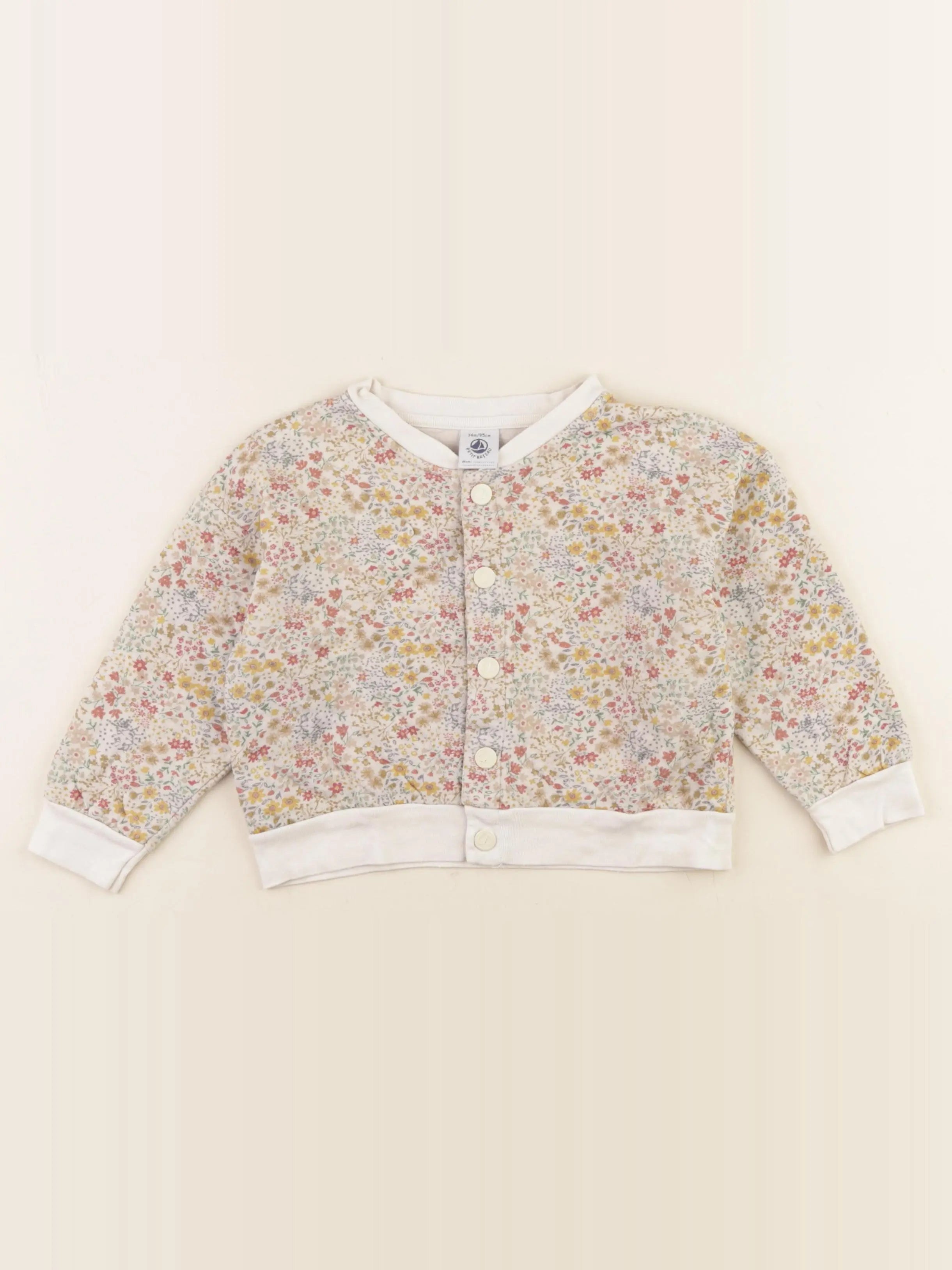 Petit Bateau - sweat multicolore - 36 mois