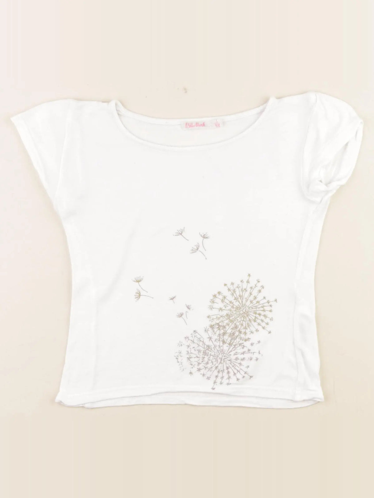 Billie Blush - tee-shirt blanc - 4 ans