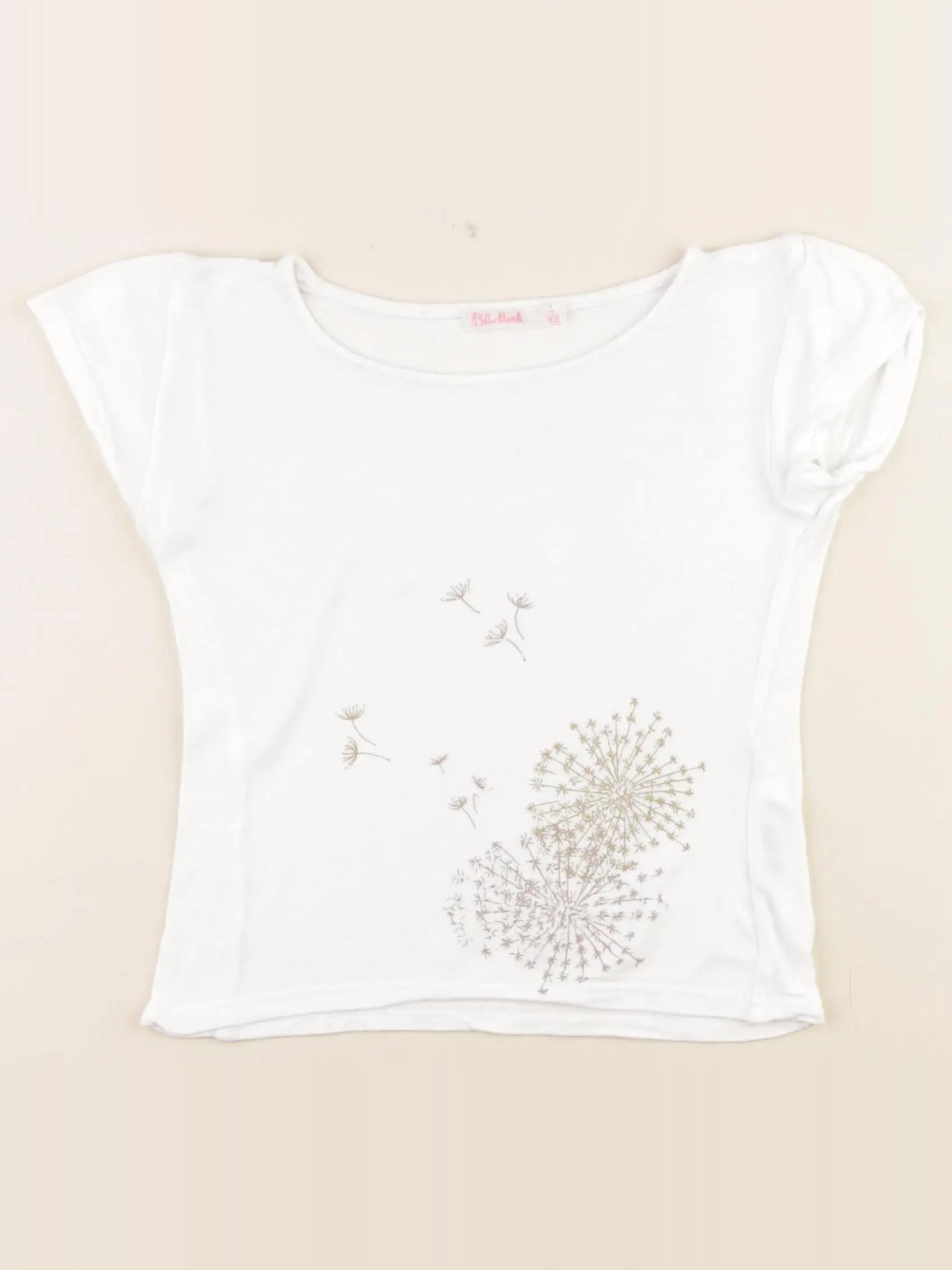 Billie Blush - tee-shirt blanc - 4 ans