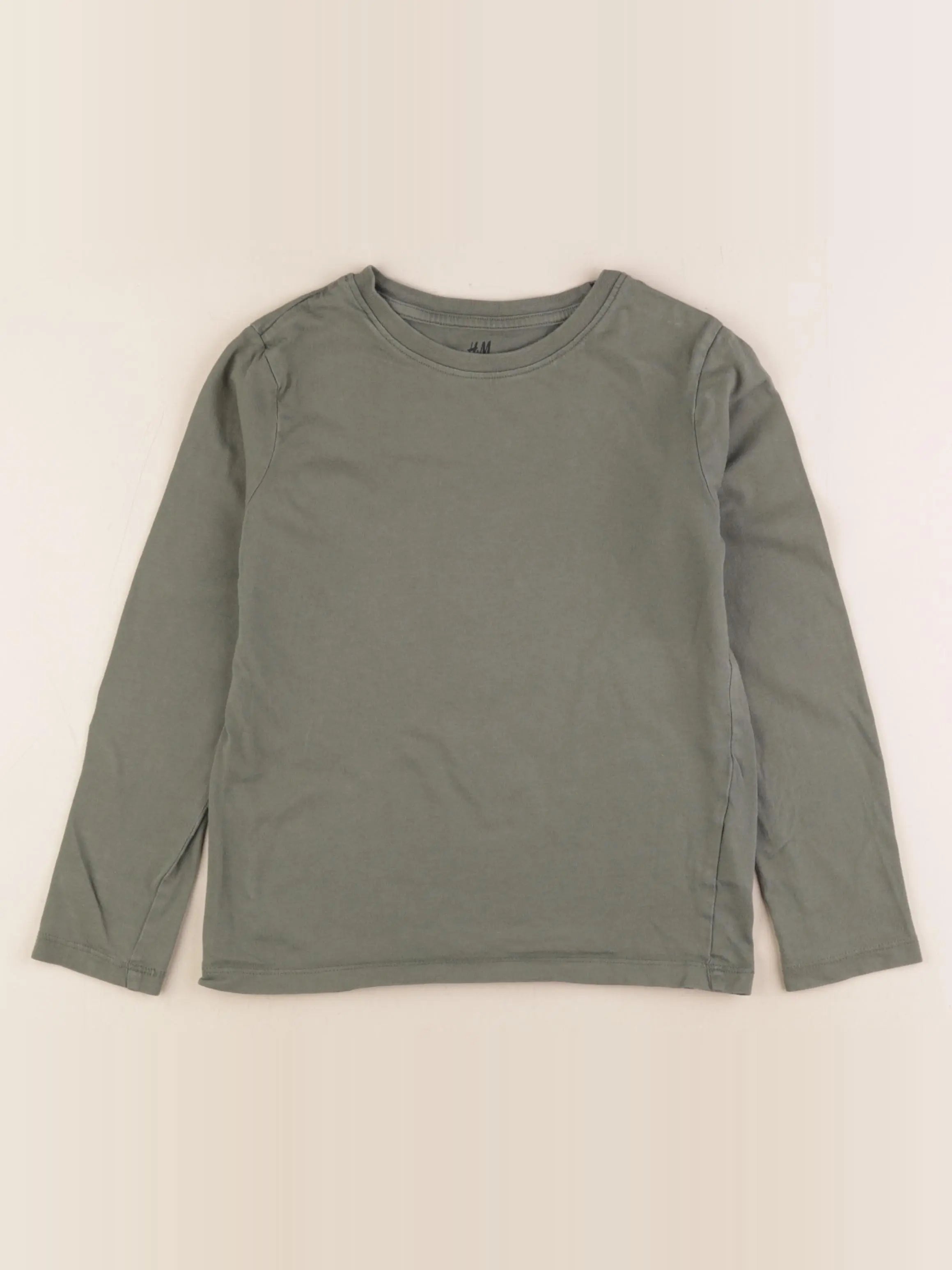 H&M - tee-shirt vert - 6/8 ans