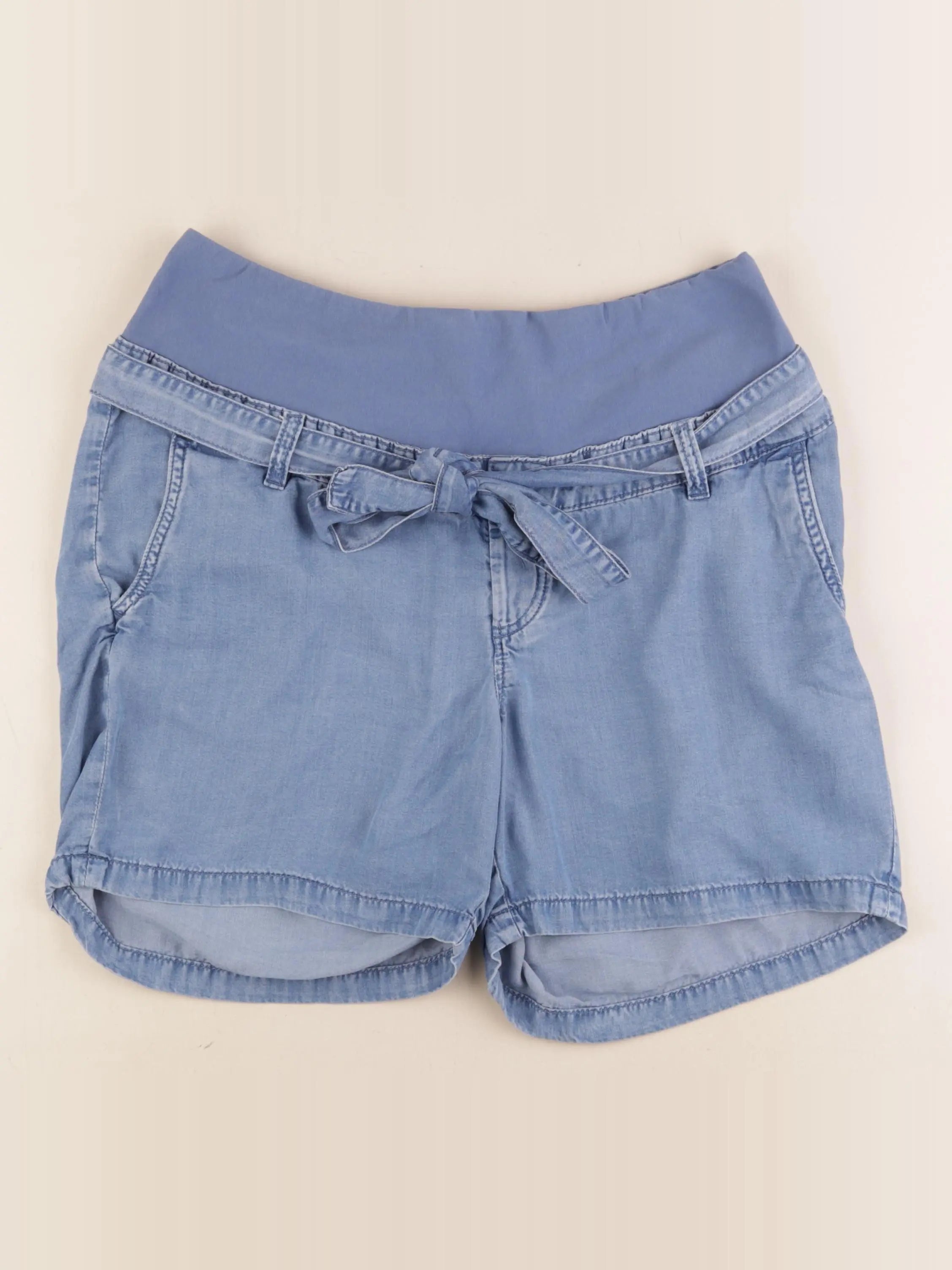 H&M - short grossesse bleu - 40
