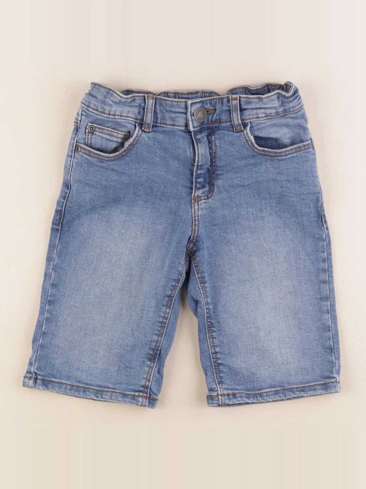 Vertbaudet - short bleu - 7 ans