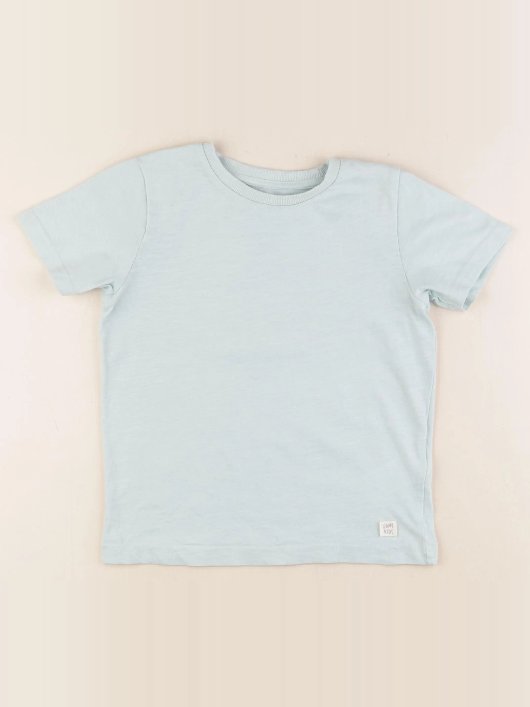 Vertbaudet - tee-shirt bleu - 6 ans