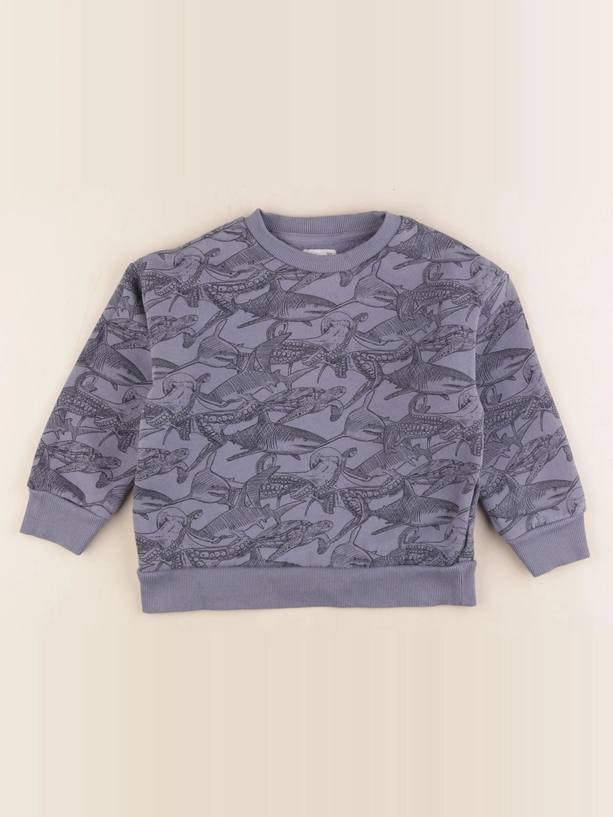 Vertbaudet - sweat bleu - 5 ans