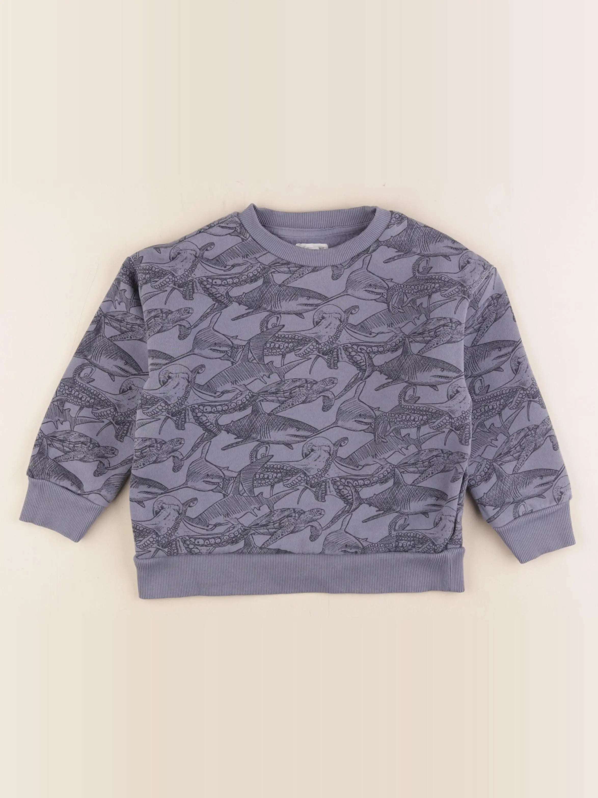 Vertbaudet - sweat bleu - 5 ans