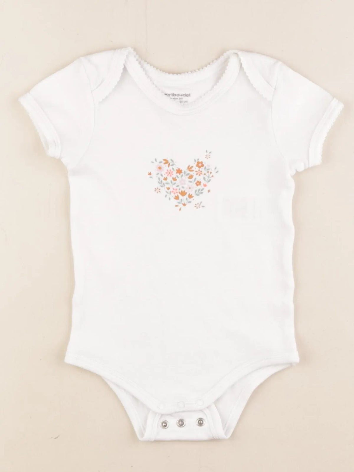 Vertbaudet - body blanc - 24 mois