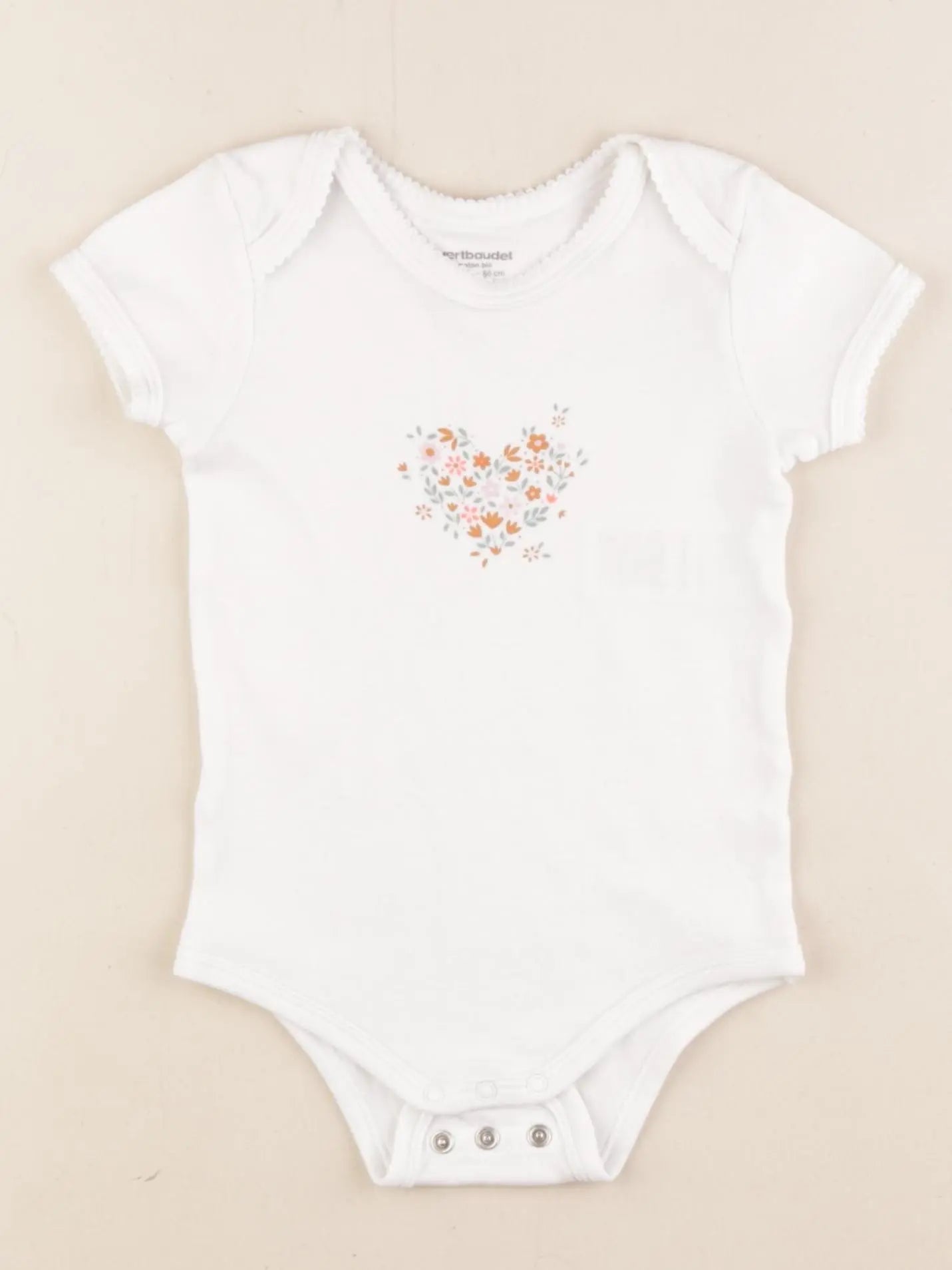 Vertbaudet - body blanc - 24 mois