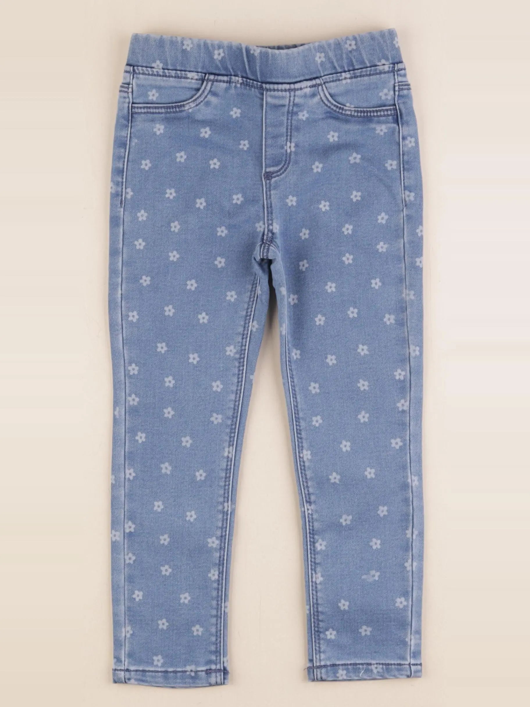 Vertbaudet - jegging bleu - 4 ans