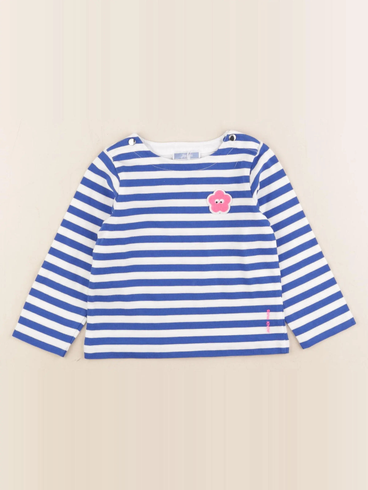 Jacadi - tee-shirt bleu, blanc - 24 mois