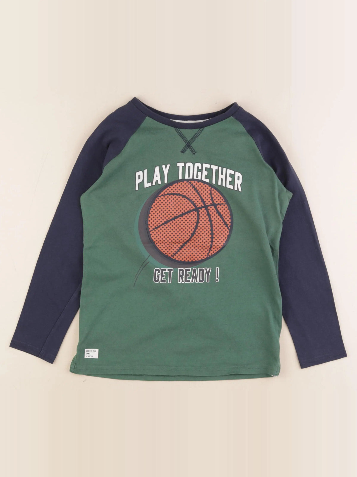 Vertbaudet - tee-shirt vert - 8 ans