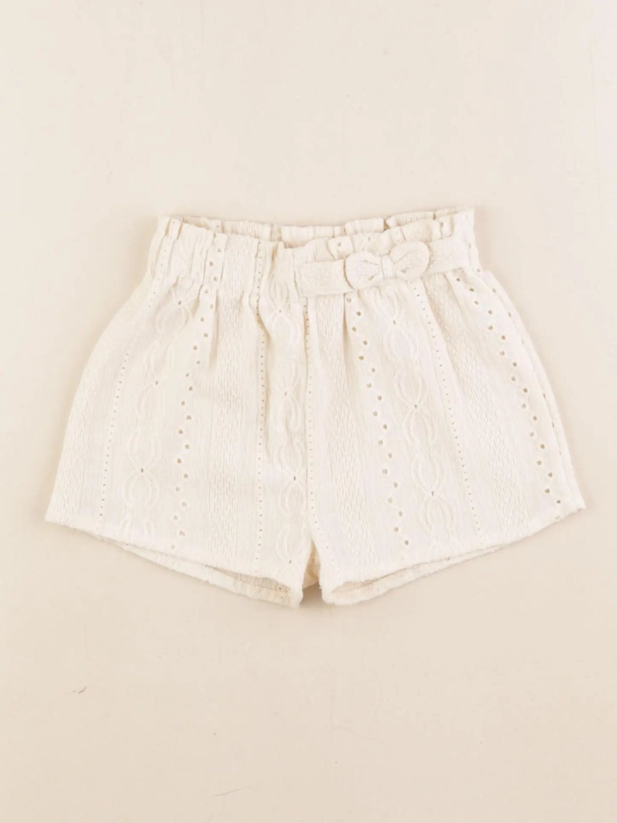 Vertbaudet - short beige - 9 mois