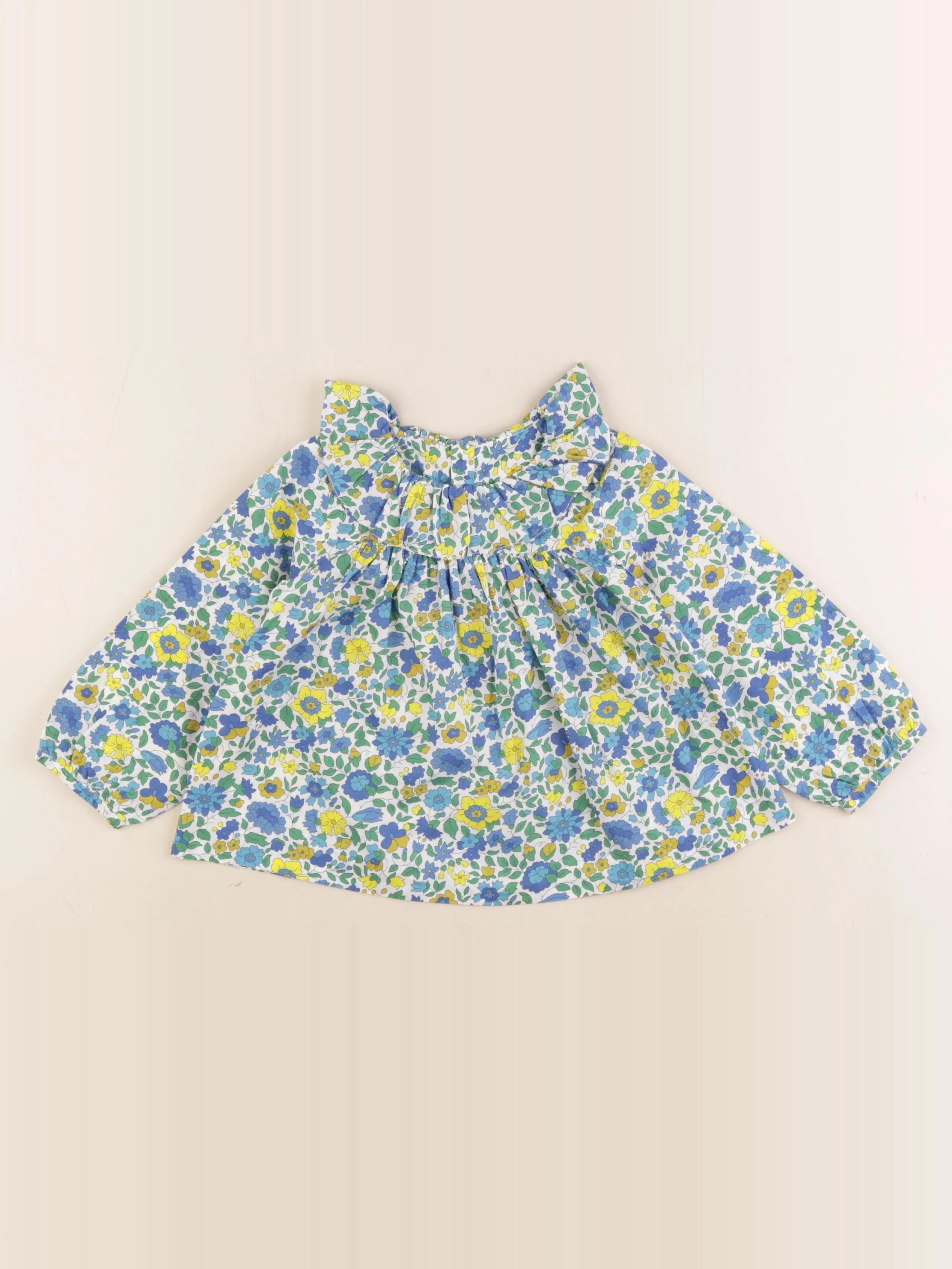 Jacadi - blouse liberty multicolore - 24 mois