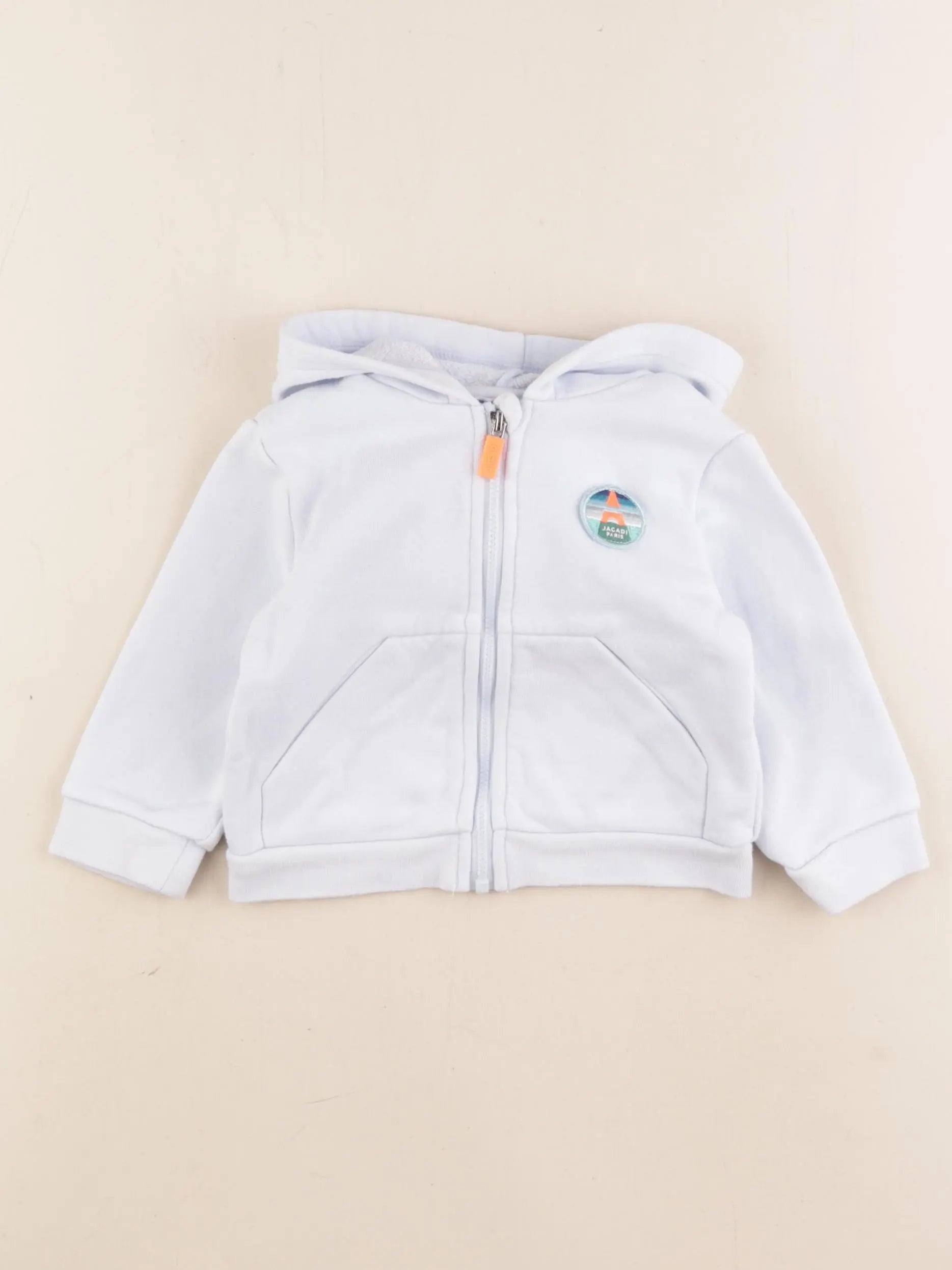 Jacadi - sweat bleu - 12 mois