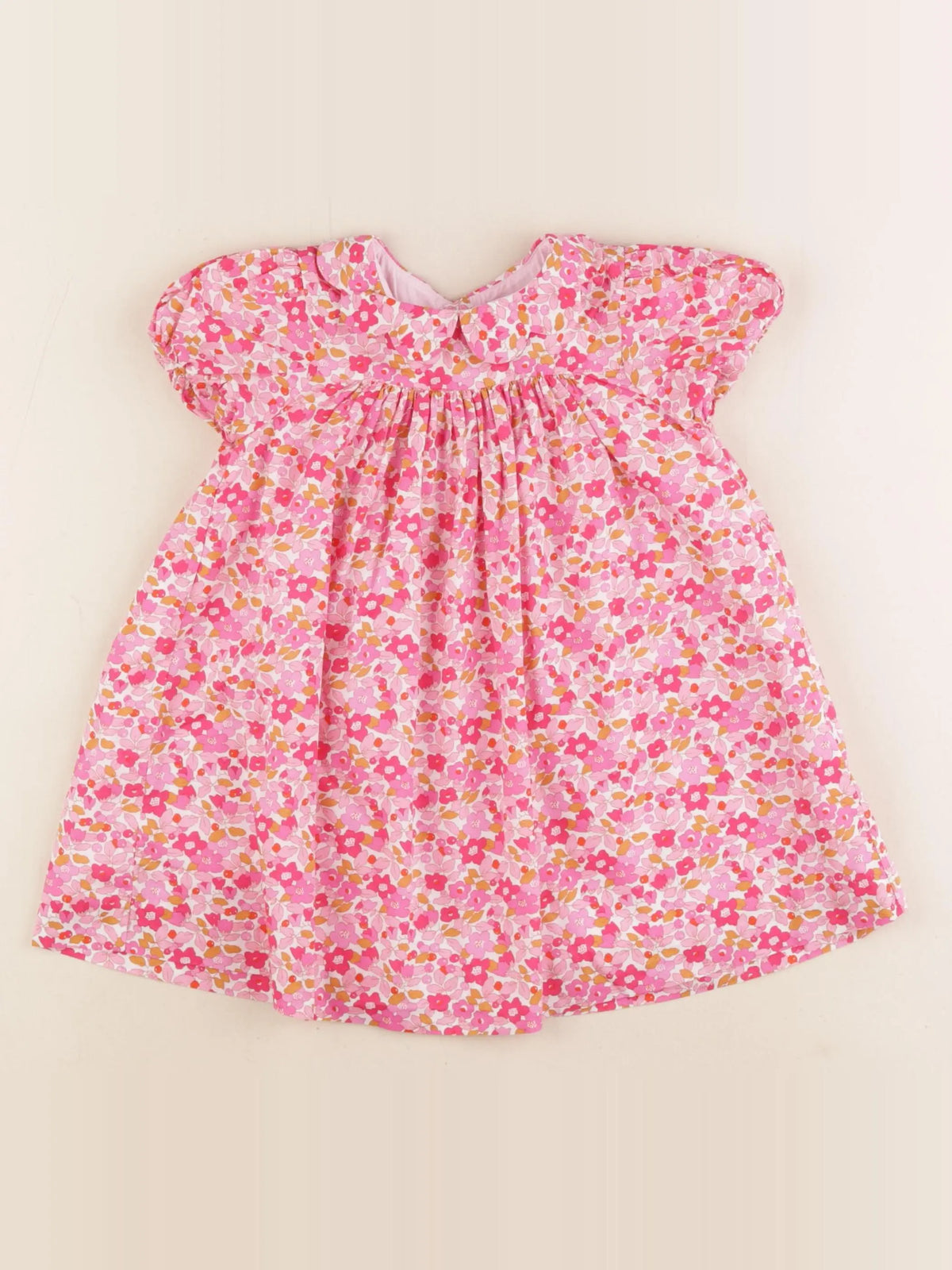Jacadi - robe liberty rose - 24 mois