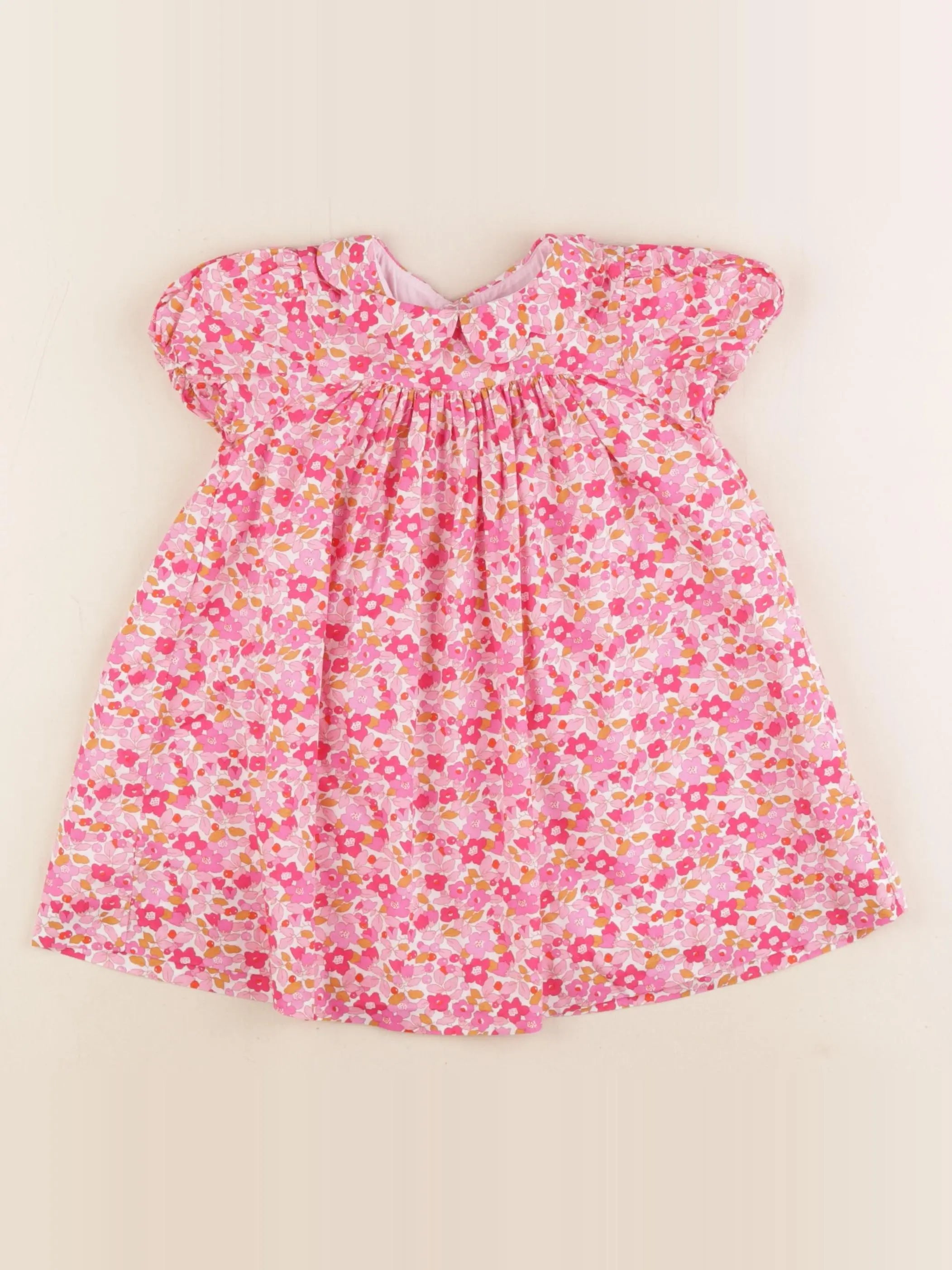 Jacadi - robe liberty rose - 24 mois