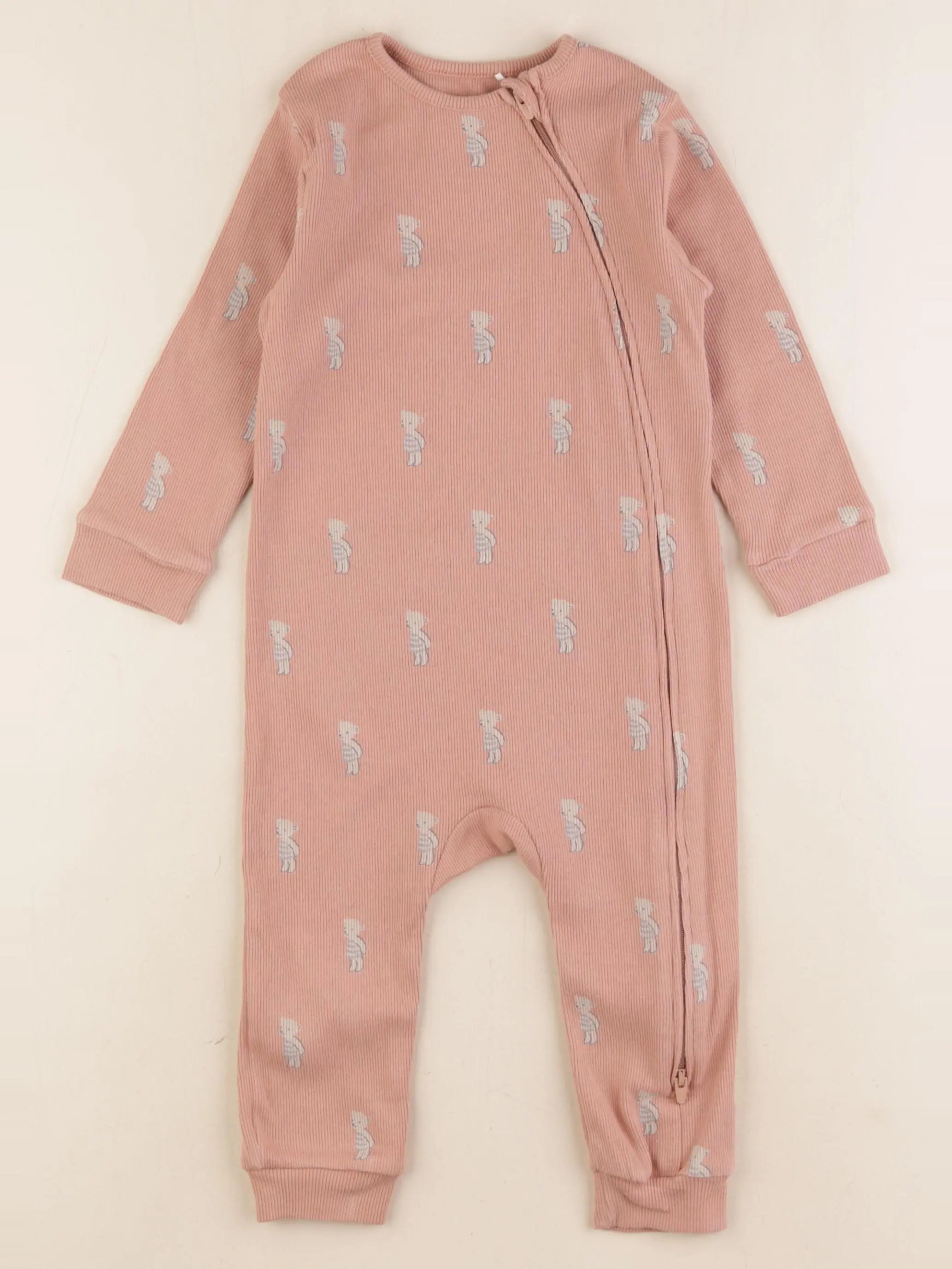 Marks & Spencer  - pyjama coton rose - 12/18 mois