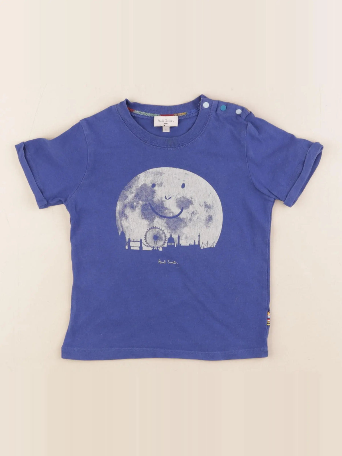 Paul Smith - tee-shirt bleu - 2 ans