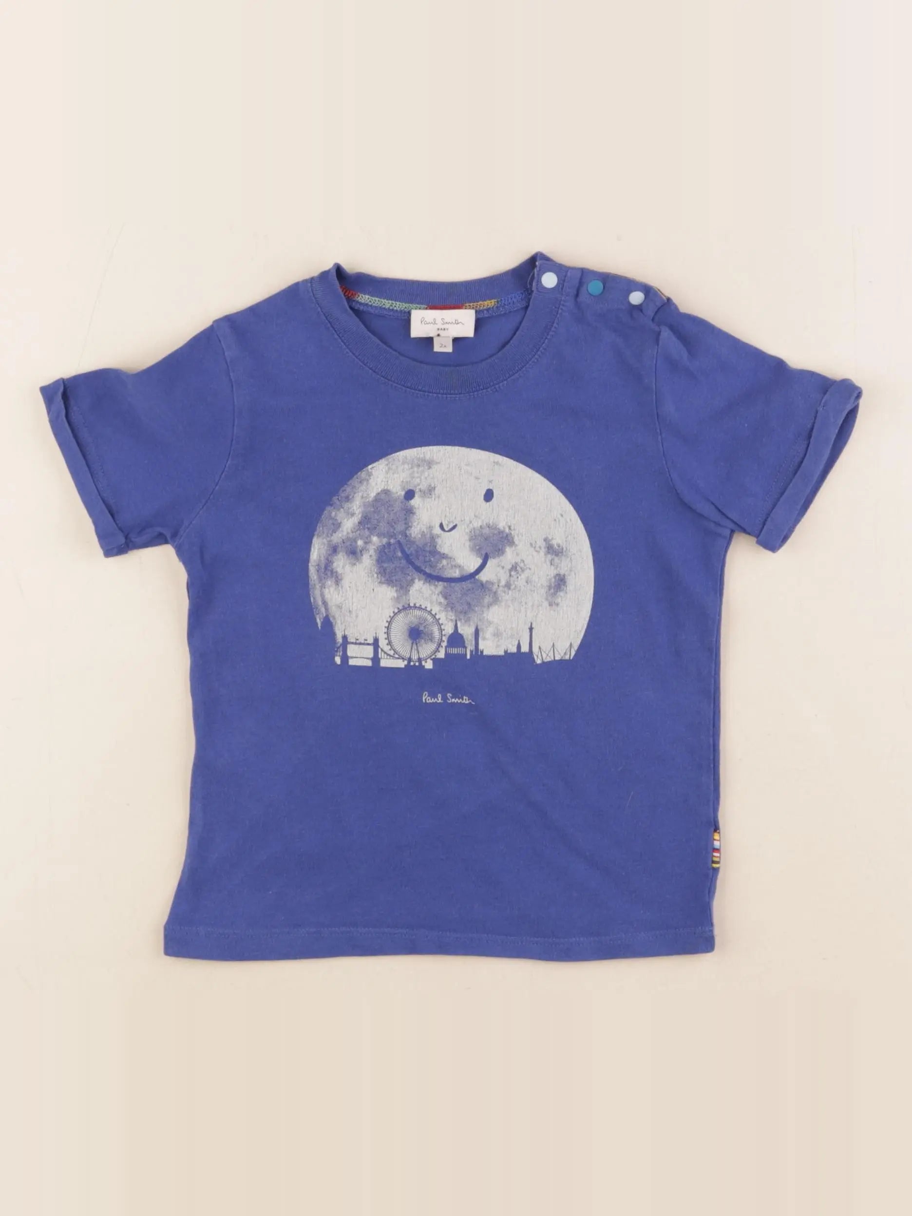 Paul Smith - tee-shirt bleu - 2 ans