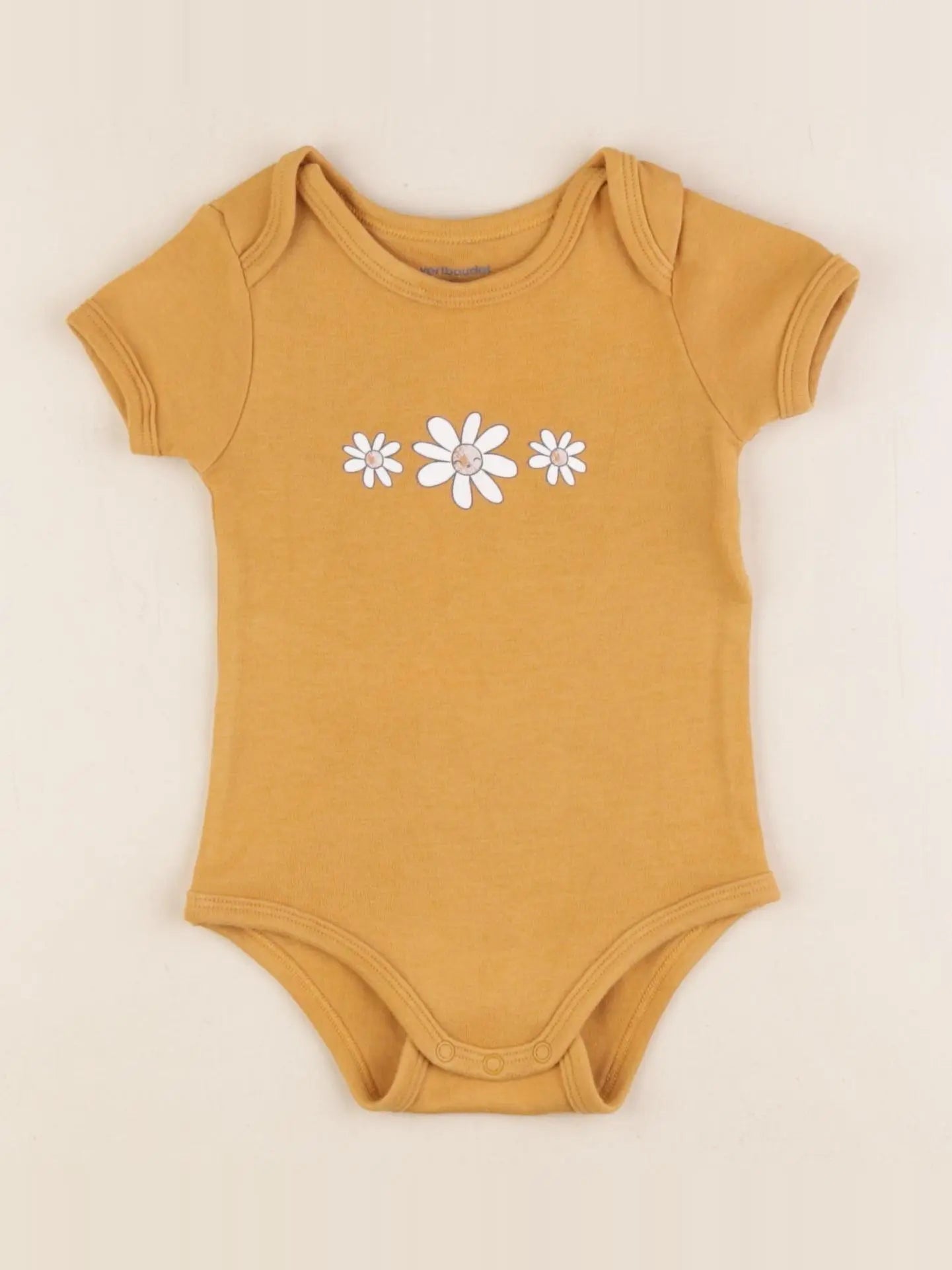 Vertbaudet - body jaune - 9 mois